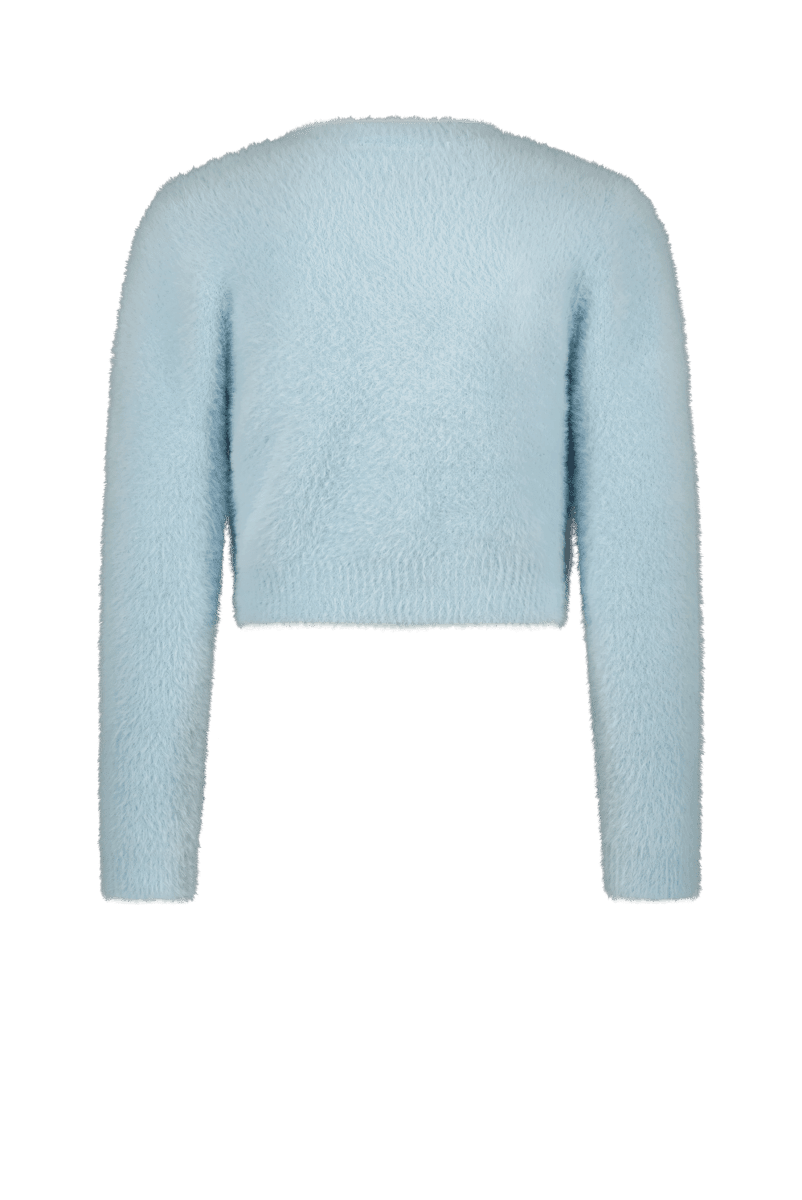 OLICIA fluffy knit cardigan - Le Chic Fashion