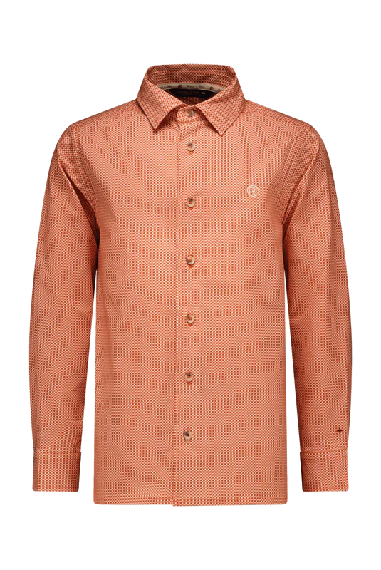 Red&Blu Otto overhemd print oranje