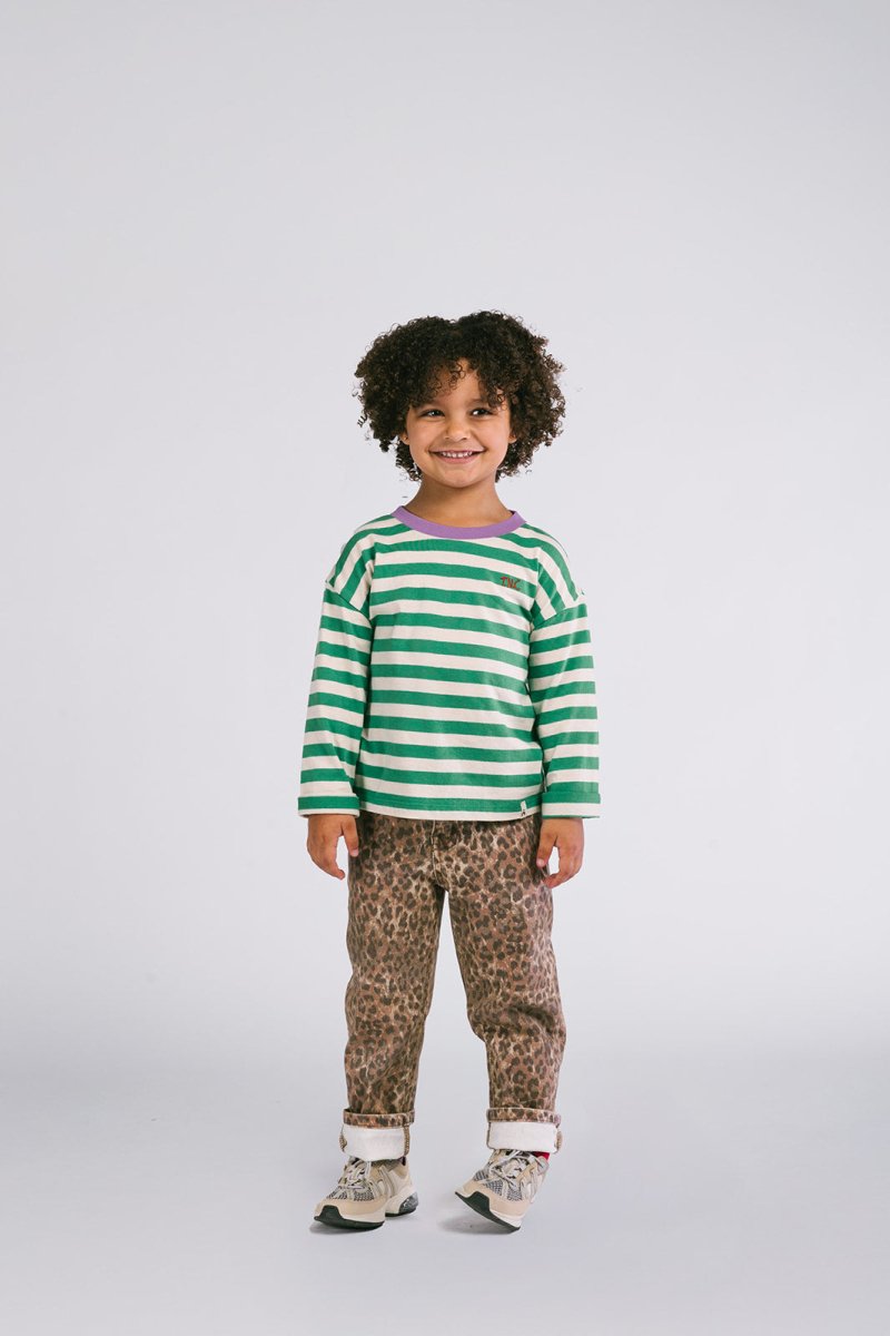 Riley Denim Broek Leopard - The New Chapter Store