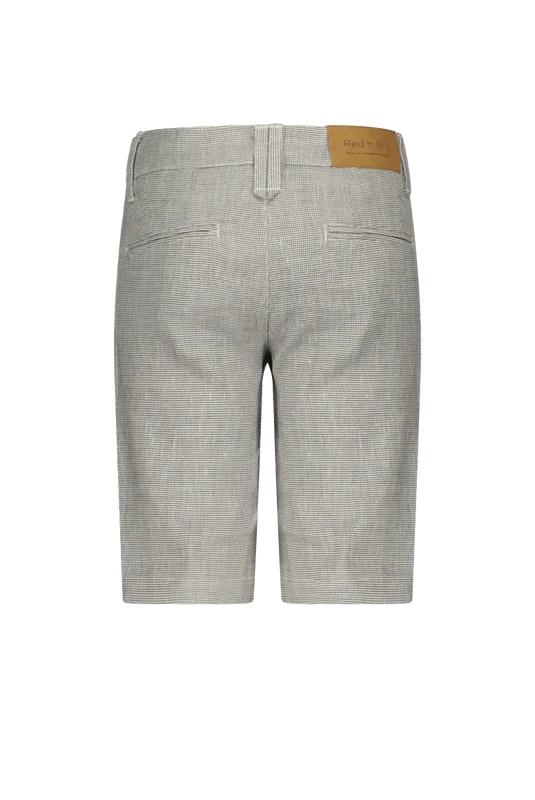 Red&Blu Simon bermuda gemeleerd blauw
