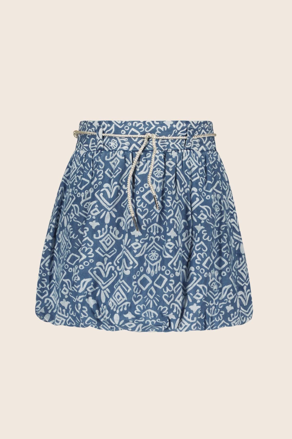 LikeFLO Skirt Valerie Denim Ikat - LikeFlo