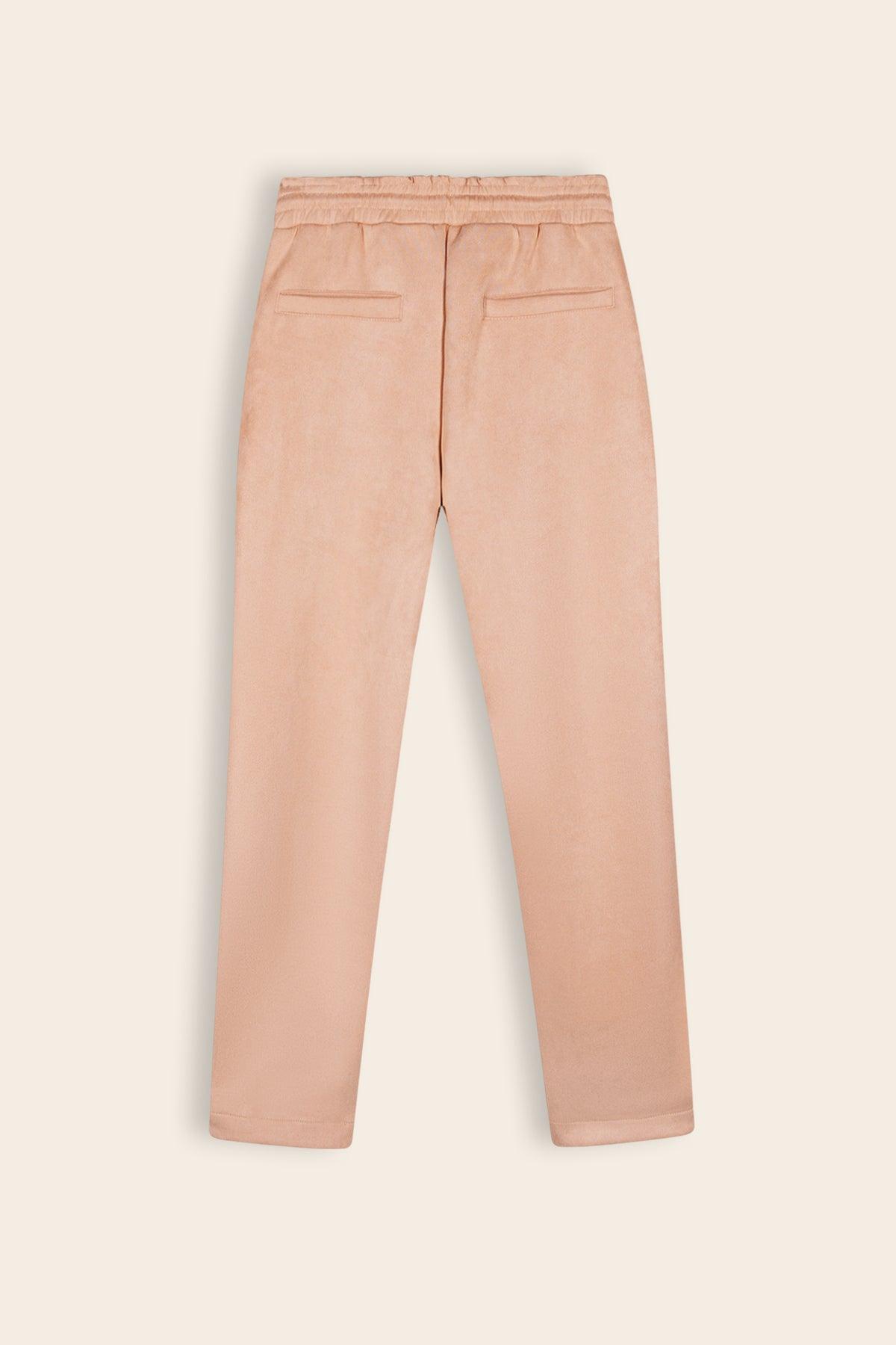Sune Fake Suede Broek Zand - NoNo Kidswear