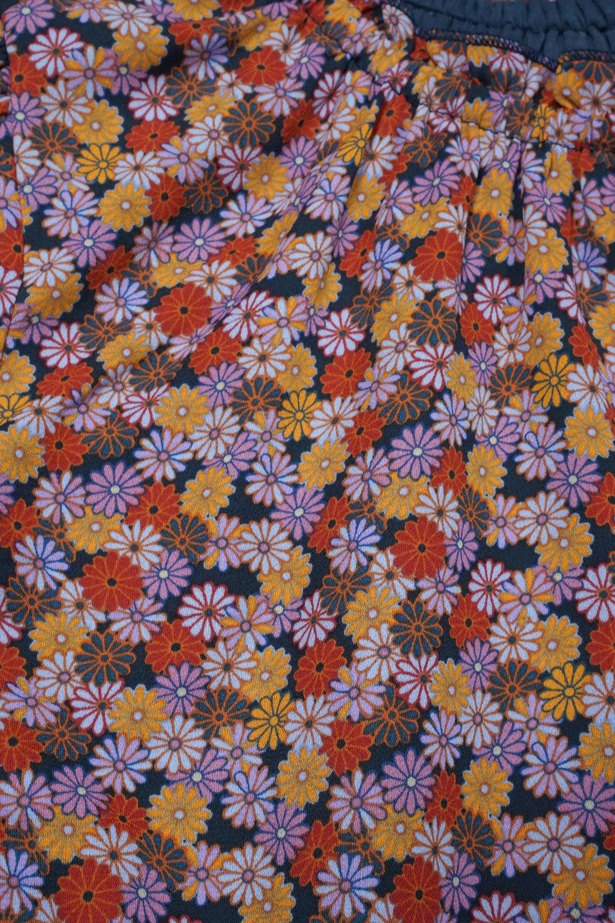 Taya Gebloemde Blouse - NoNo Kidswear