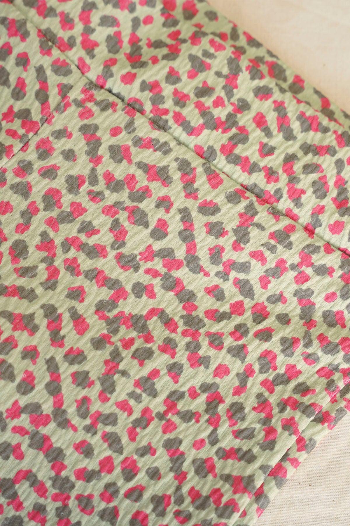 LikeFLO Trouser Paula Soft Green Dot - LikeFlo