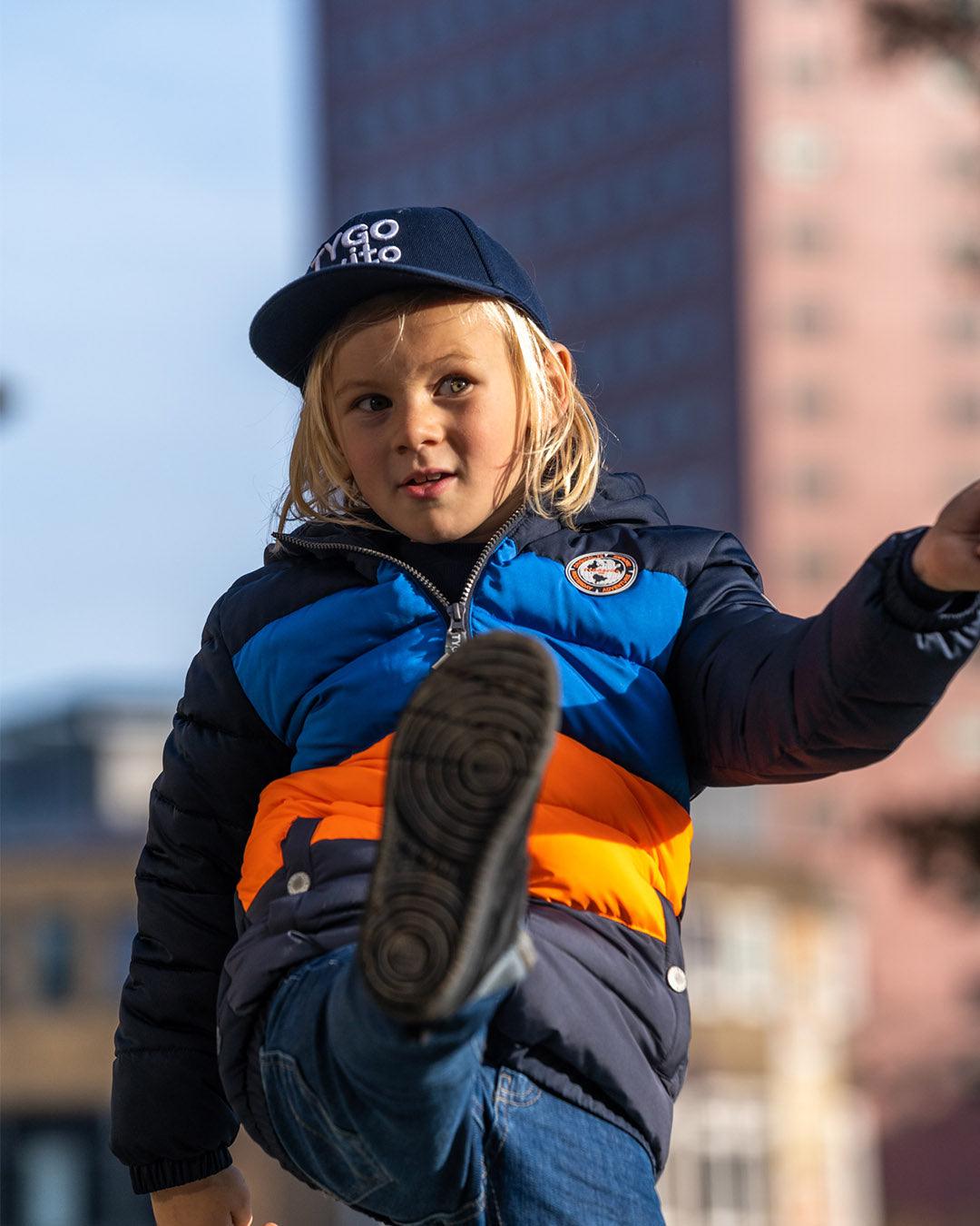 Winterjas Jarno Donker Blauw - TYGO&vito