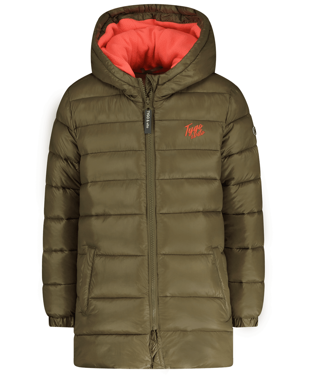 Winterjas Jasmijn Olijf Groen - TYGO&vito