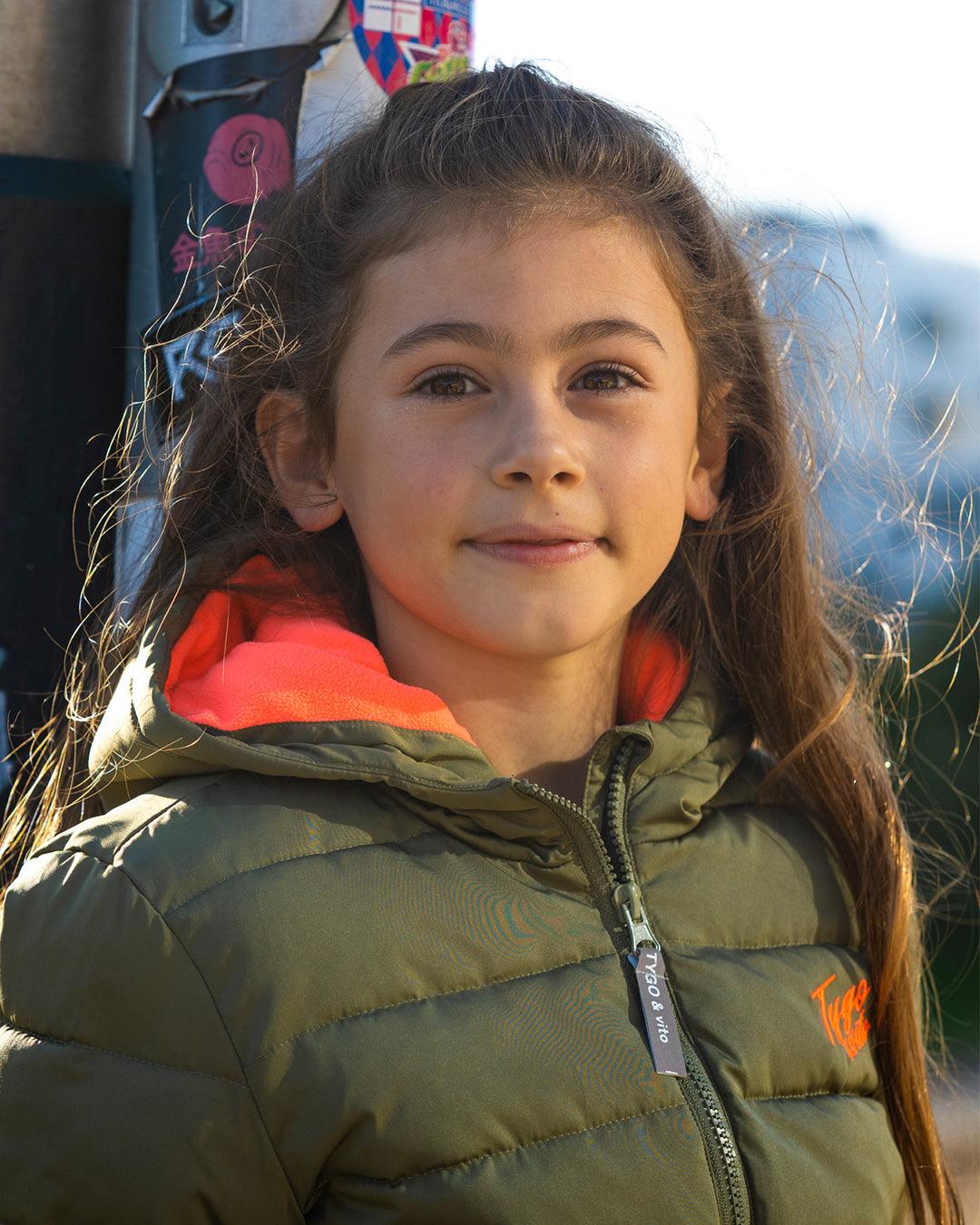 Winterjas Jasmijn Olijf Groen - TYGO&vito