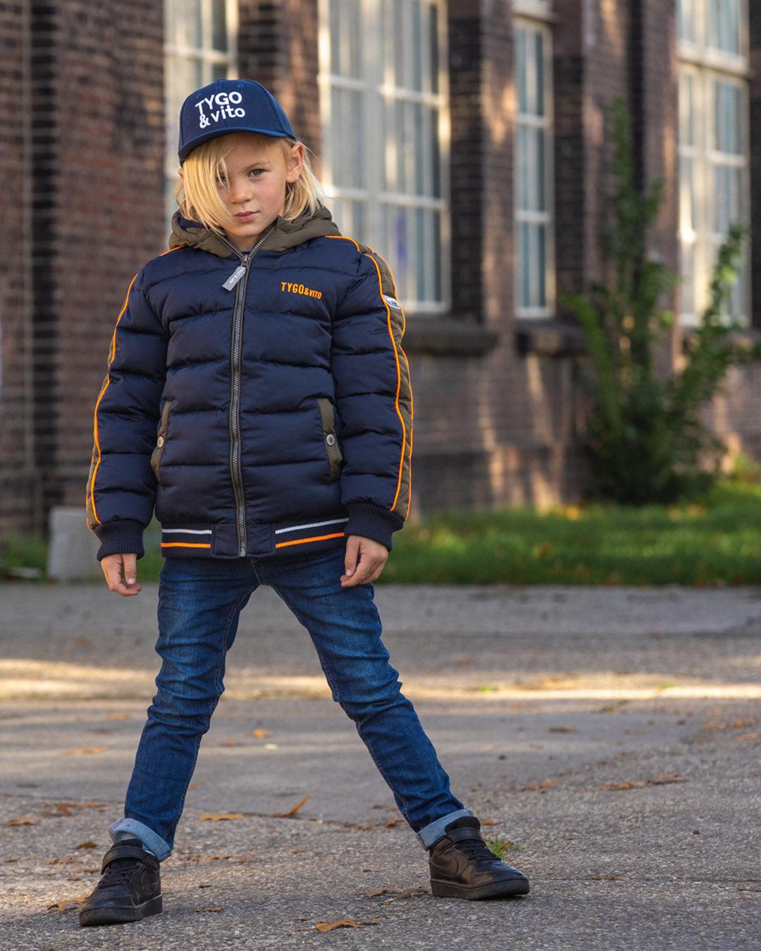 Winterjas Jens Donker Blauw - TYGO&vito