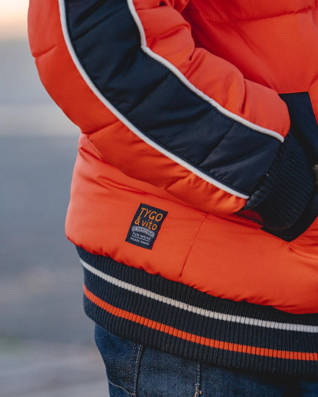 Winterjas Jos Donker Oranje - TYGO&vito