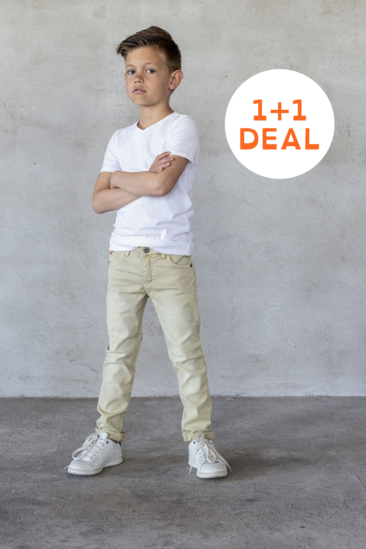 Binq Skinny Fit Jeans Sand