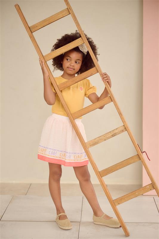 NoNo Karen Tshirt CIAO rugprint Oranje