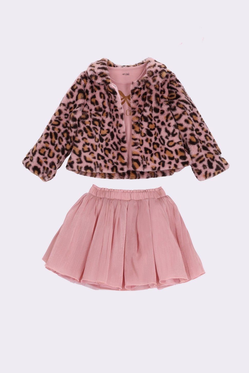 BAYA 3pc set Mauve (jacket, tee, skirt)