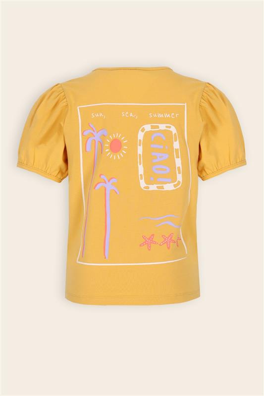 NoNo Karen Tshirt CIAO rugprint Oranje