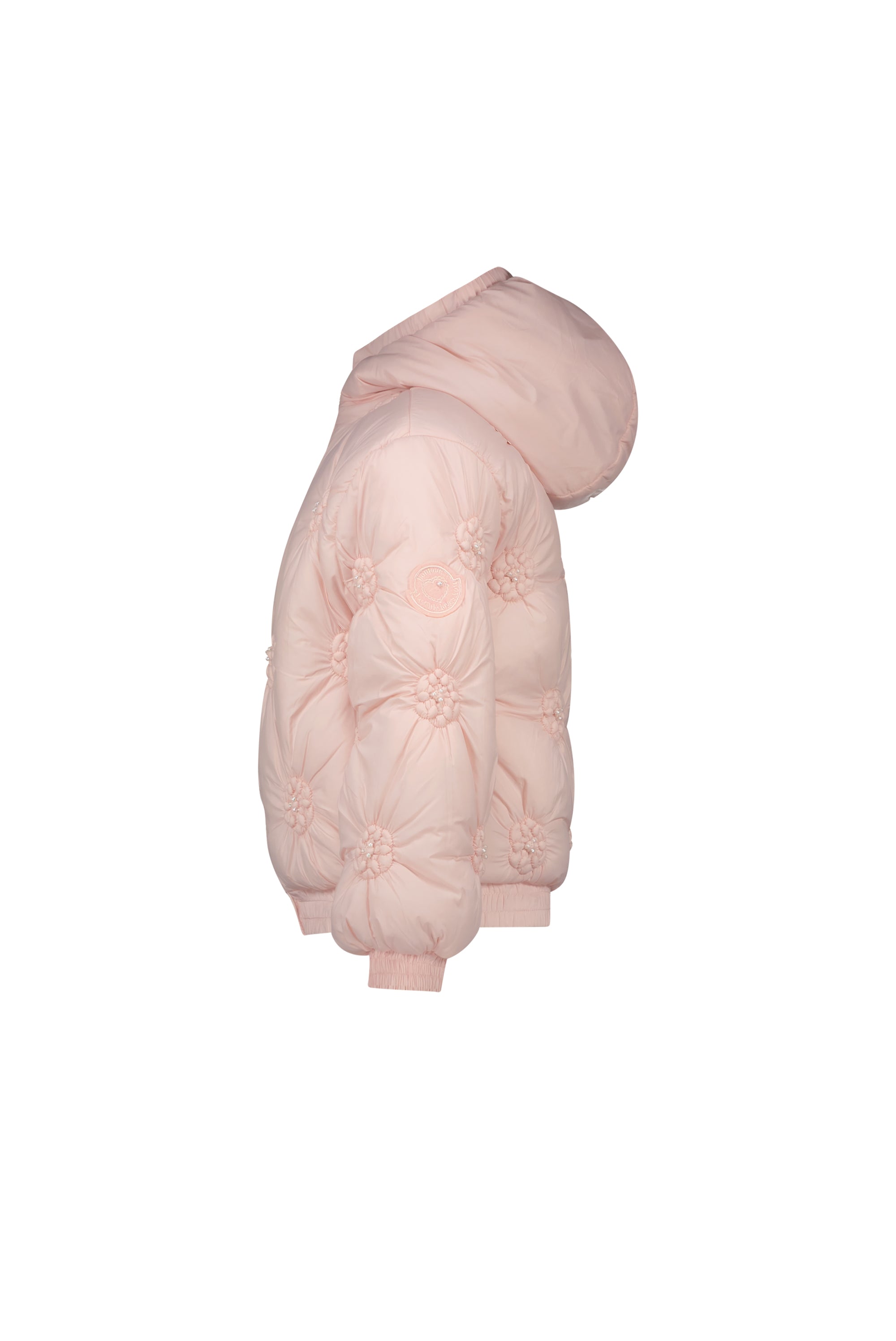 LE CHIC ♥ BARDOT ♥ quilted flowers coat *Rose Quartz*