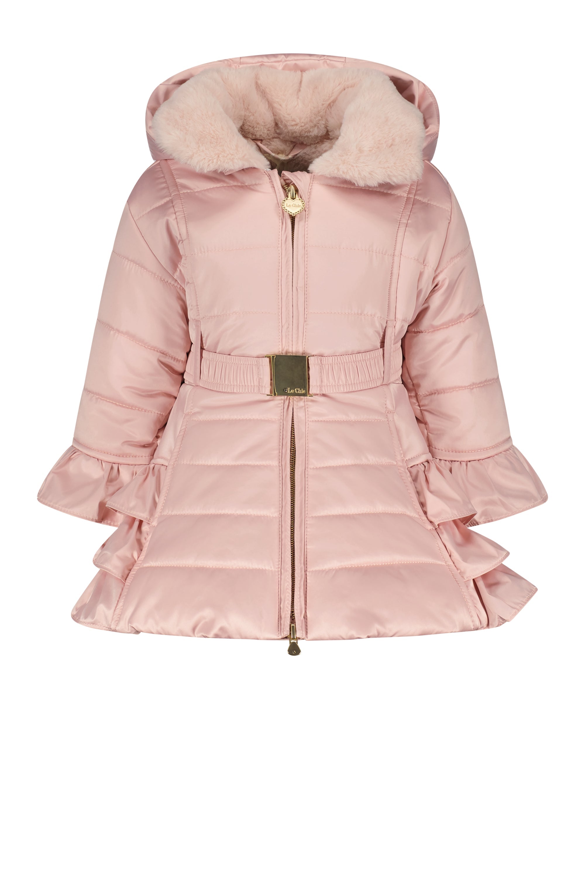 LE CHIC MINI ♥ BALUCIA ♥ ruffle coat *Cotton Candy*