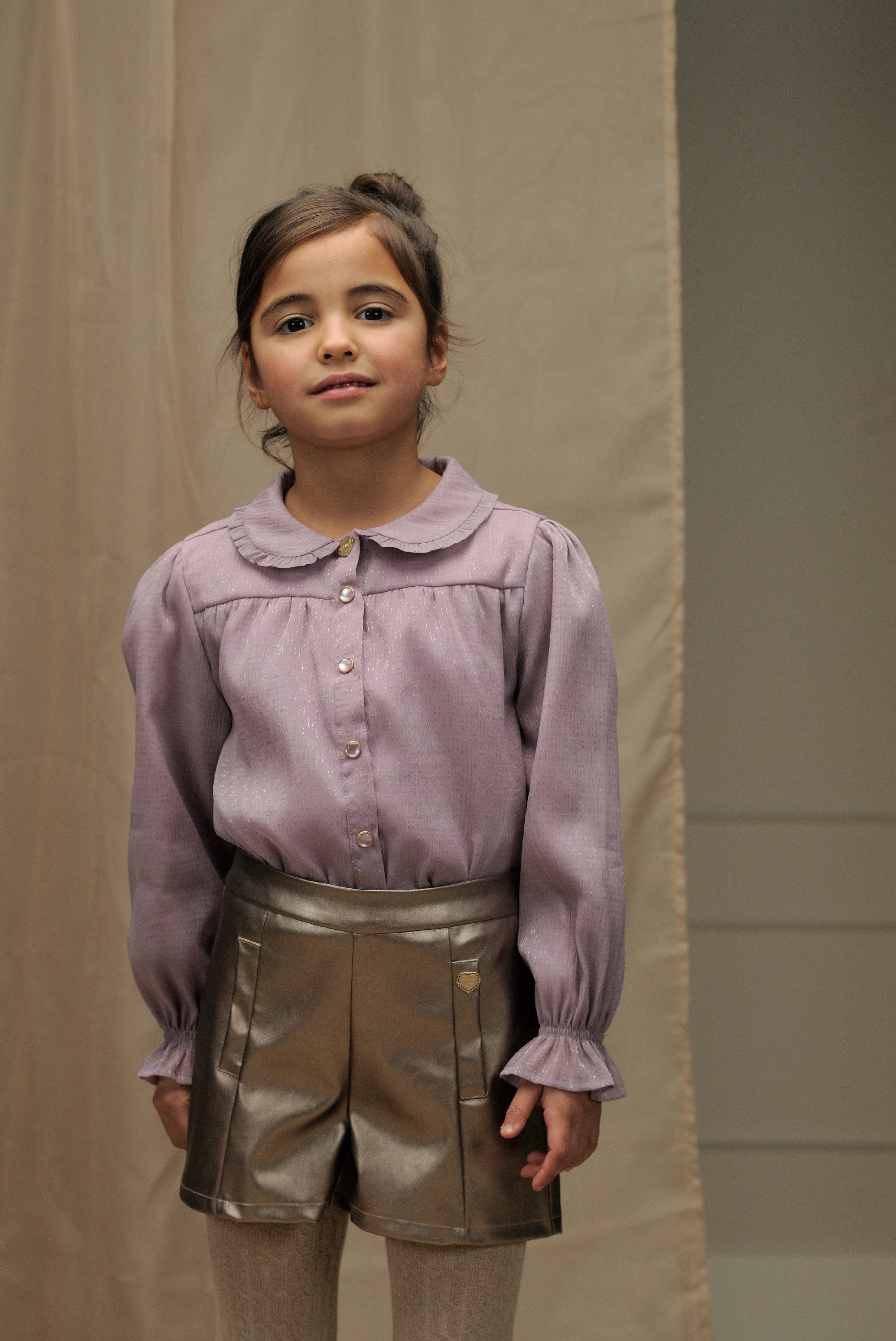 ♥ ECLAIRE ♥ structure-voile blouse *Sweet Plums*