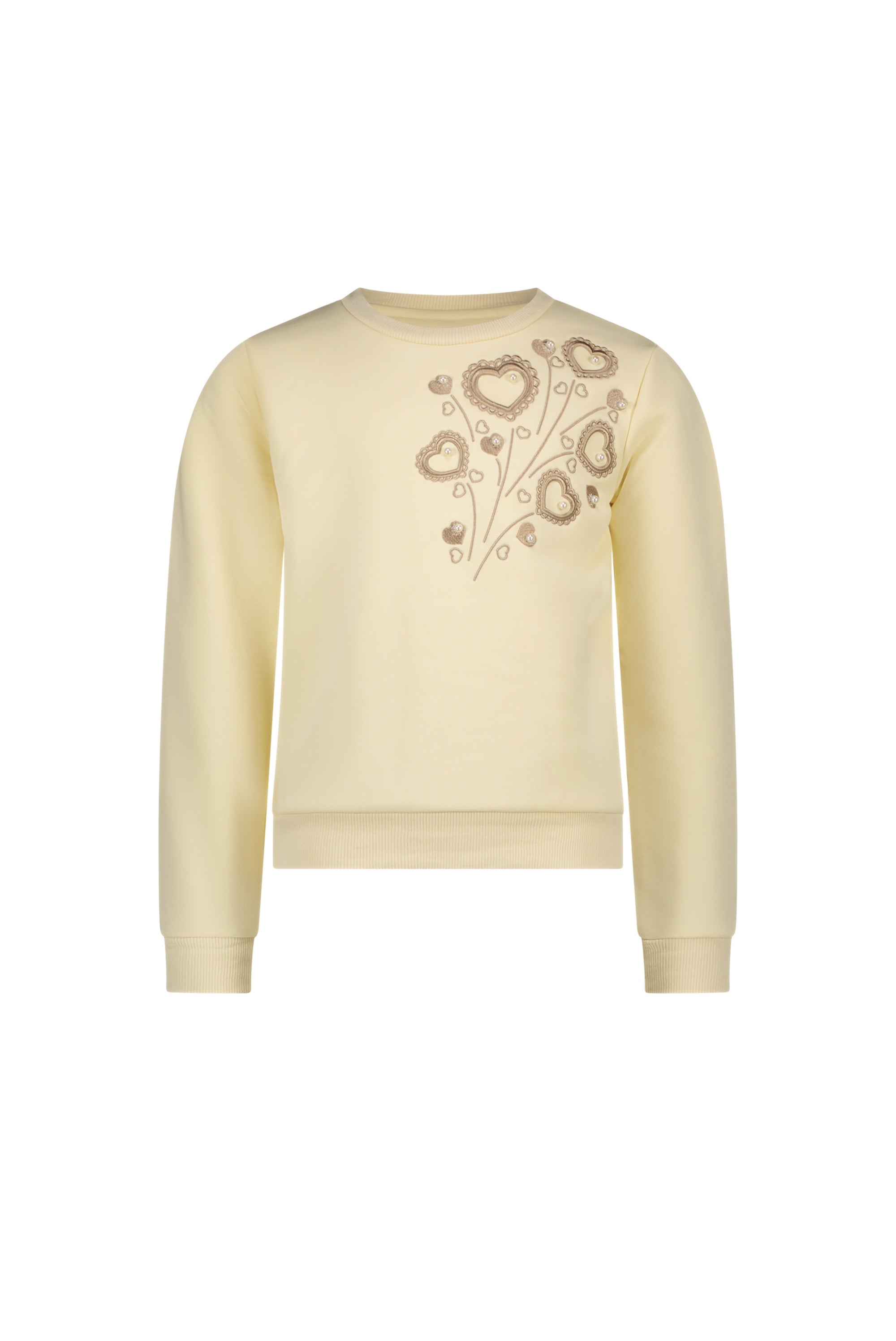 ♥ ODETTE ♥ embroidered sweater *Dreamy Creamy*