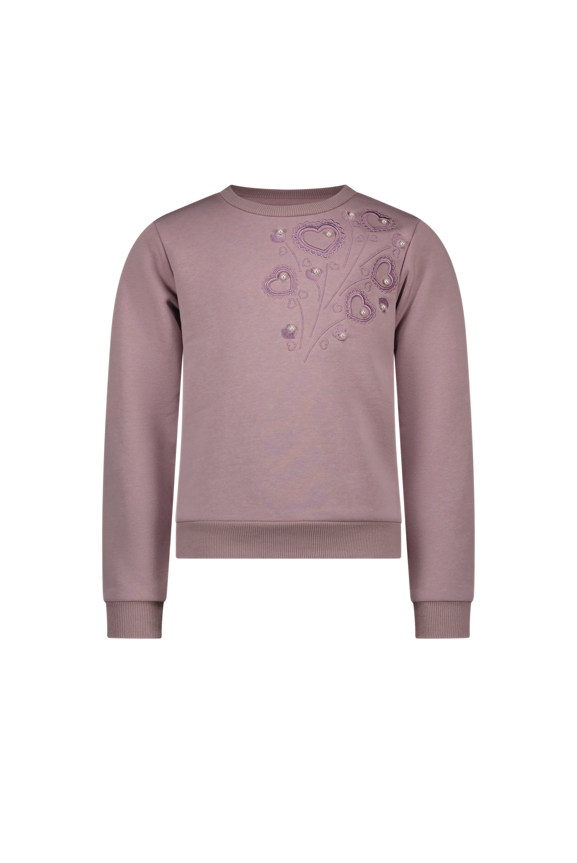 ♥ ODETTE ♥ embroidered sweater *Sweet Plums*