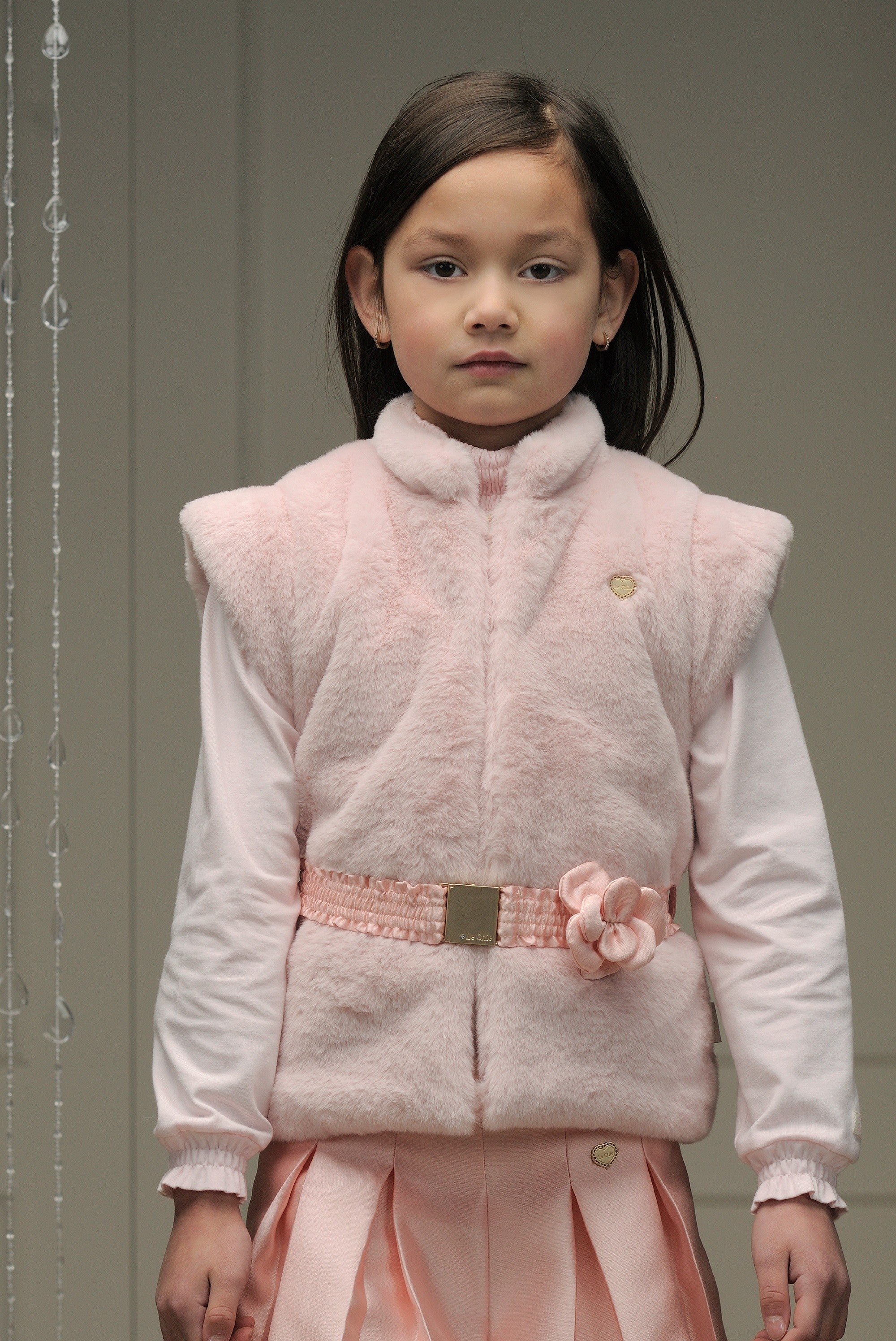 ♥ NOUCHKA ♥ smocked collar T-shirt *Rose Quartz*