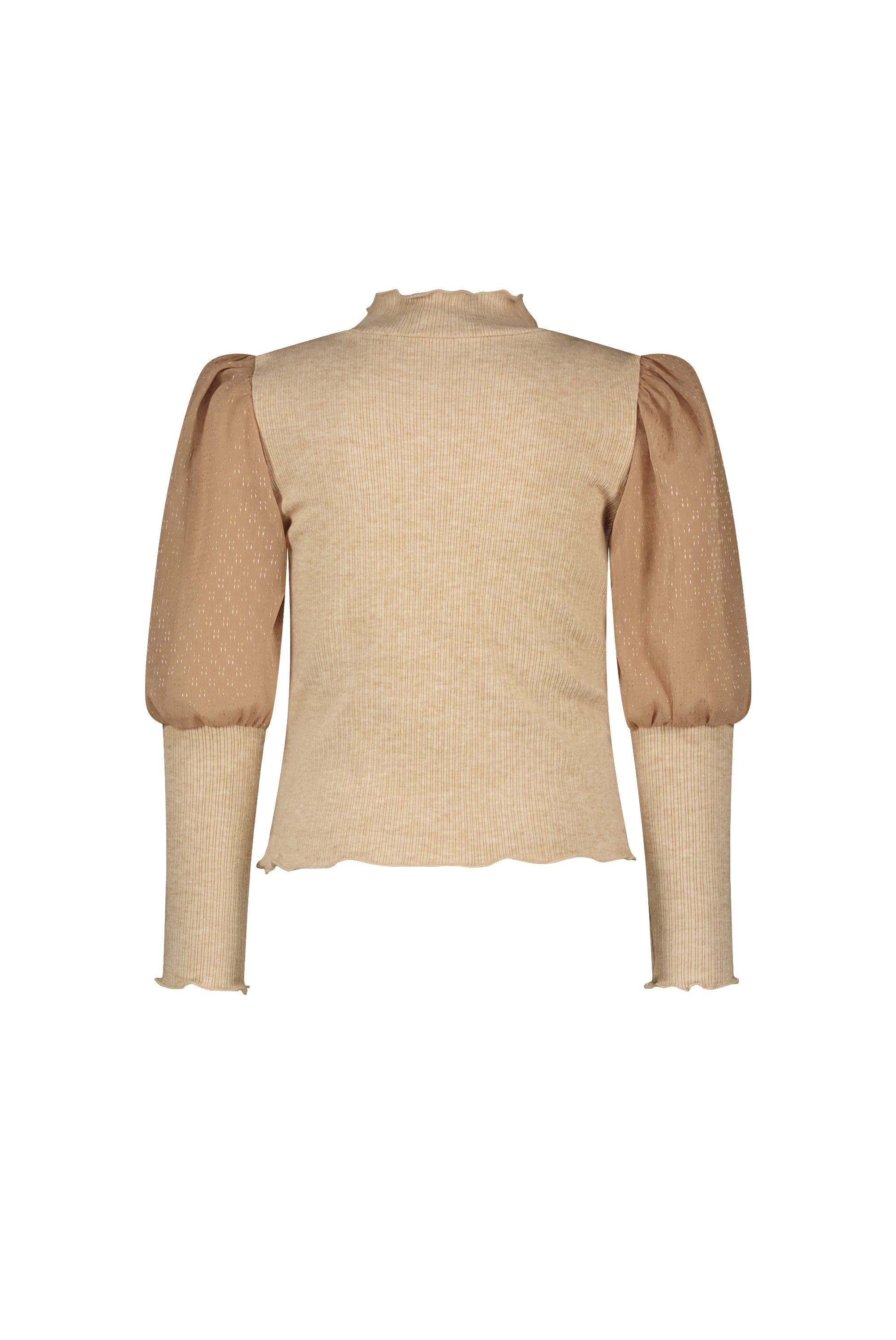 ♥ NOXNU ♥ soft knit & voile top *Cute Cortado*