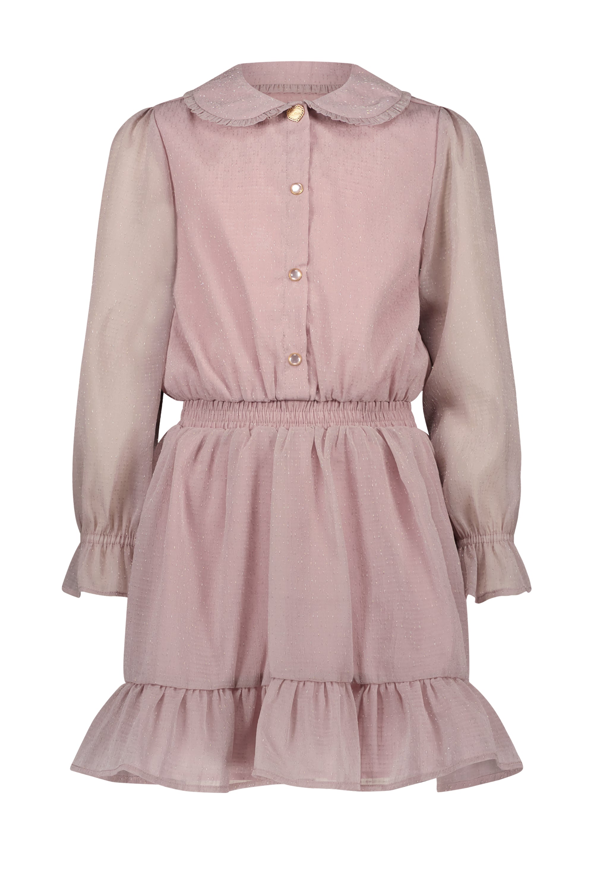 ♥ SWANKA ♥ structure-voile dress *Sweet Plums*