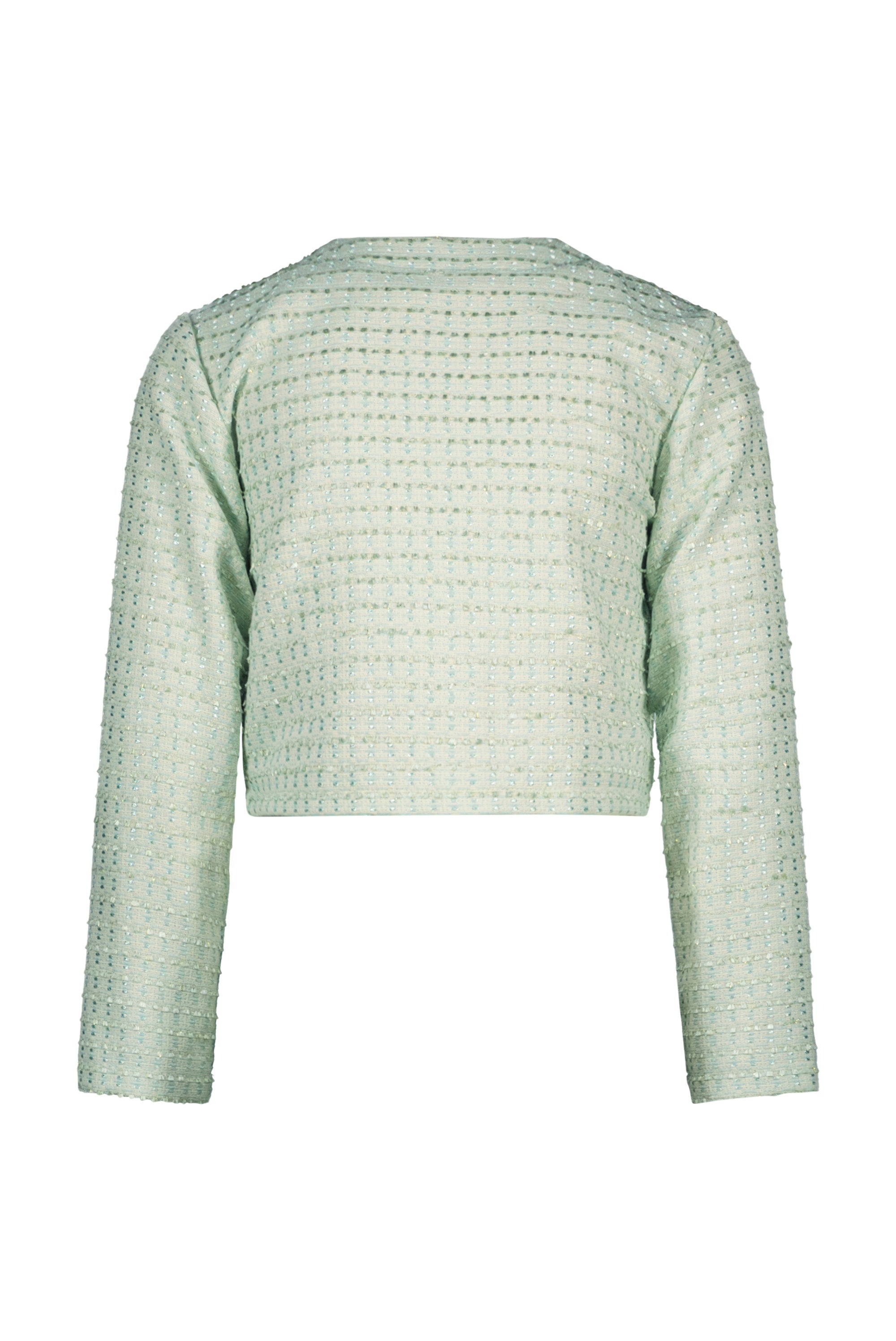 Le Chic  ♥AMY♥ summer Chic tweed jacket *Shade of Jade*