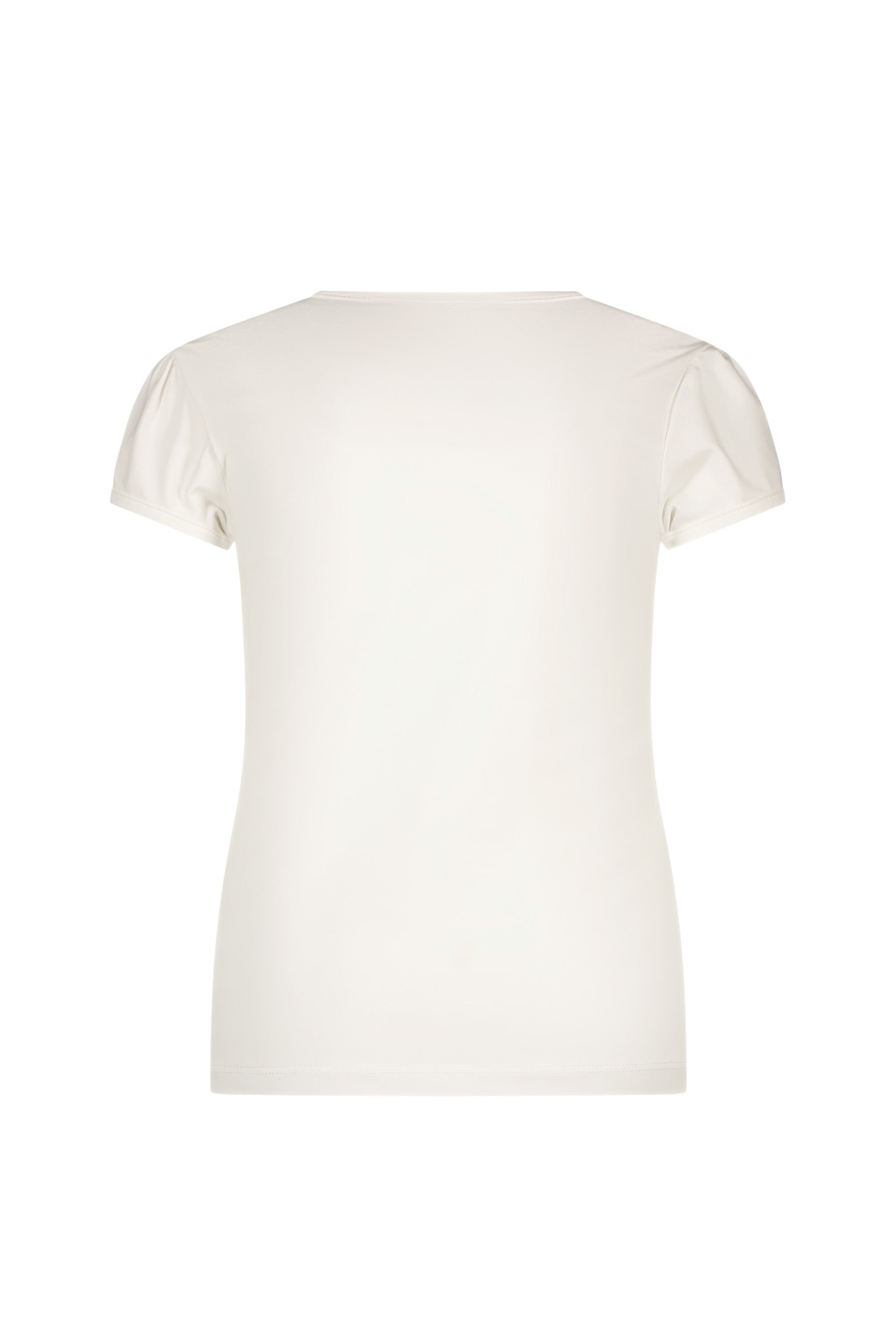 Le Chic  ♥NOMMY♥ pearls & flowers T-shirt *pearled ivory*