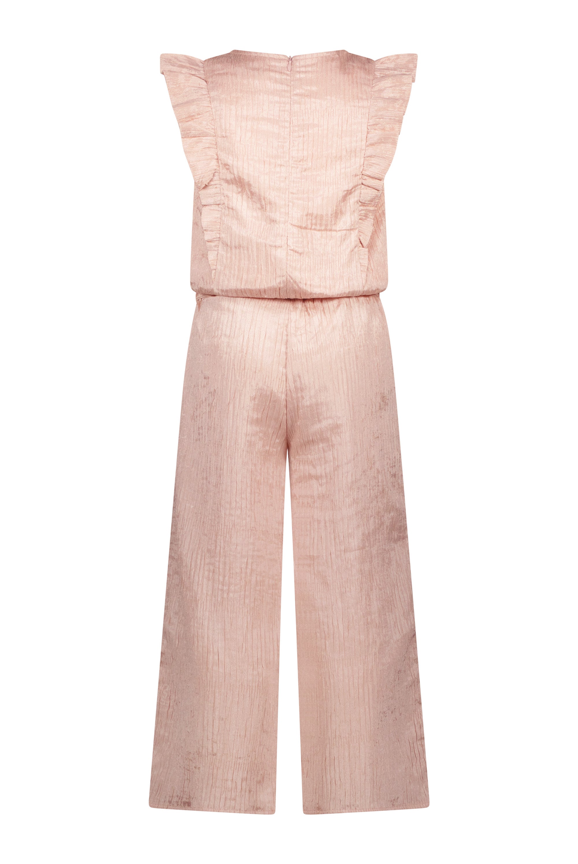 Le Chic ♥KYROLA♥ crushed satin jumpsuit *Pinky Promise*