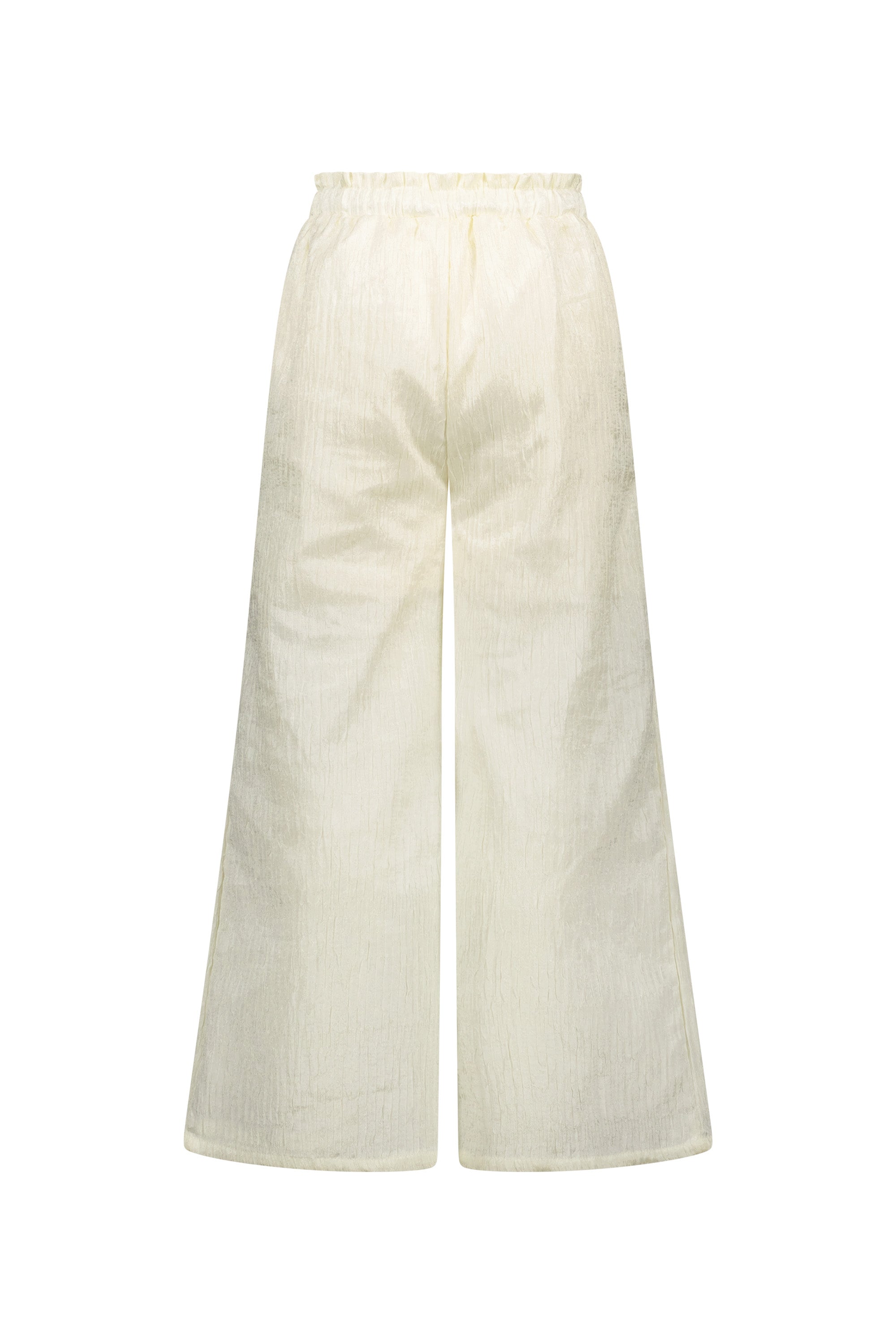 Le Chic  ♥DYROLA♥ crushed satin pants *Dreamy Creamy*
