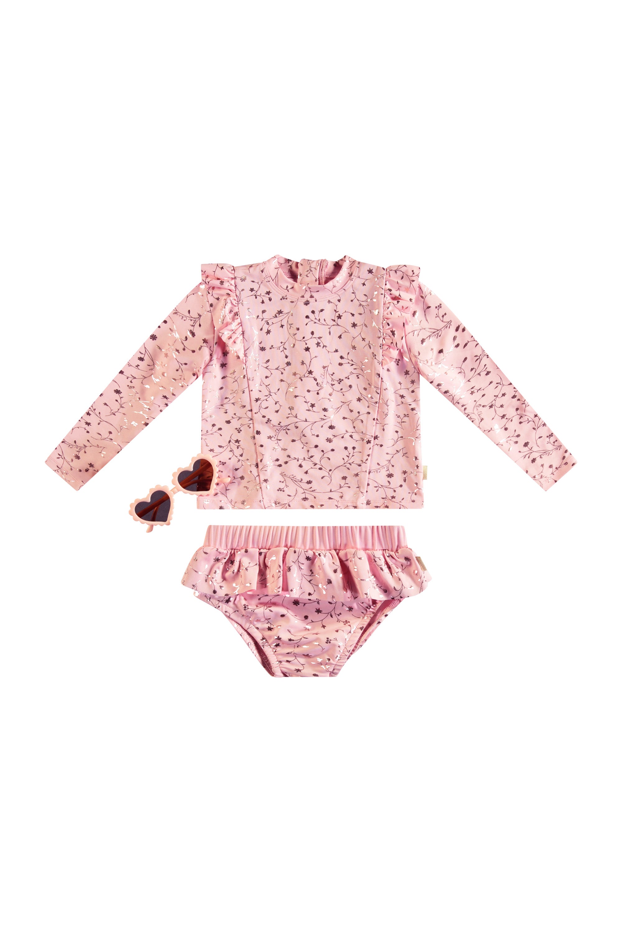 Le Chic ♥ZOÉ♥ 2-piece swim set &amp; sunglasses *Cotton Candy*