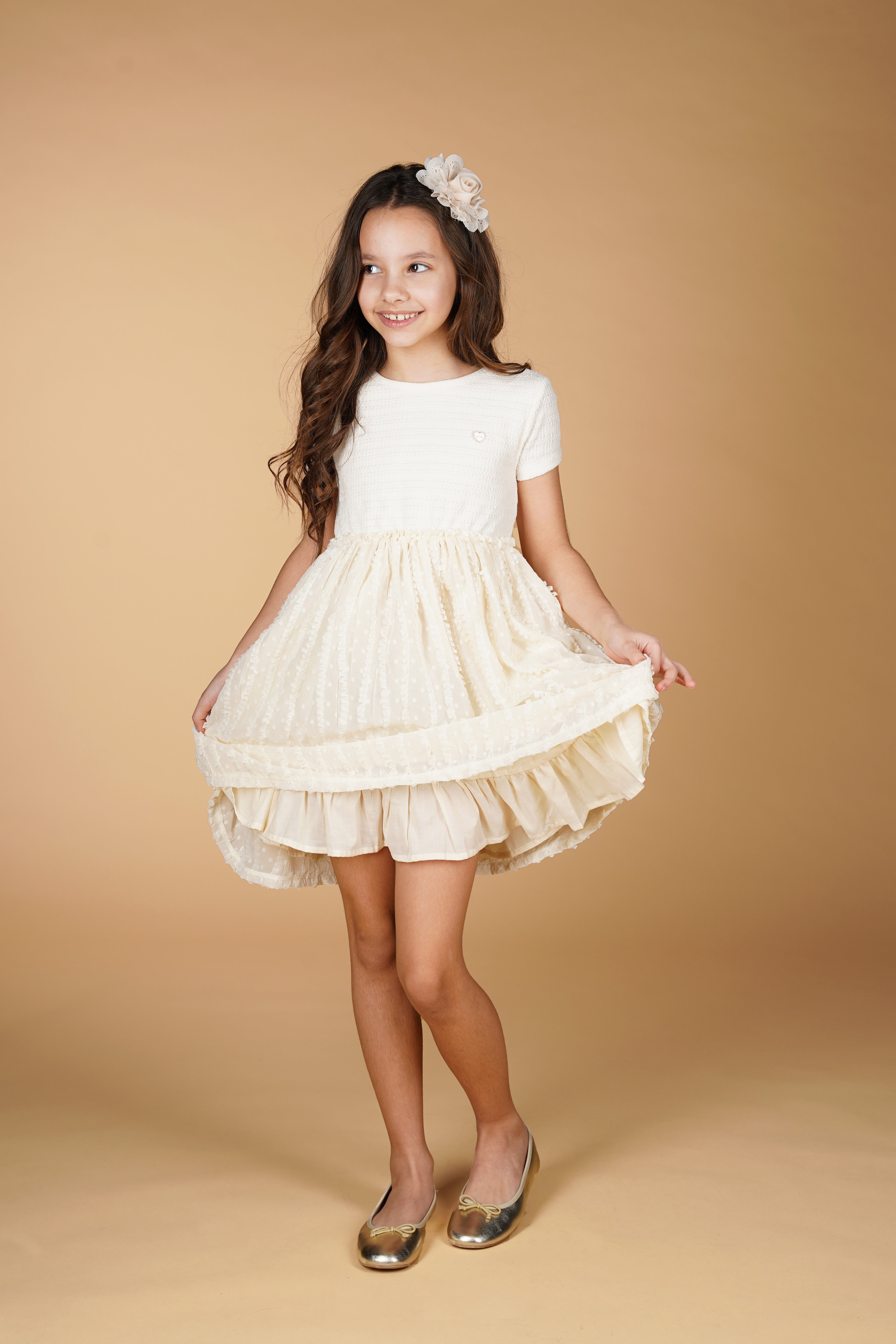 Le Chic  ♥ SMOOR ♥ dots & ruffles dress