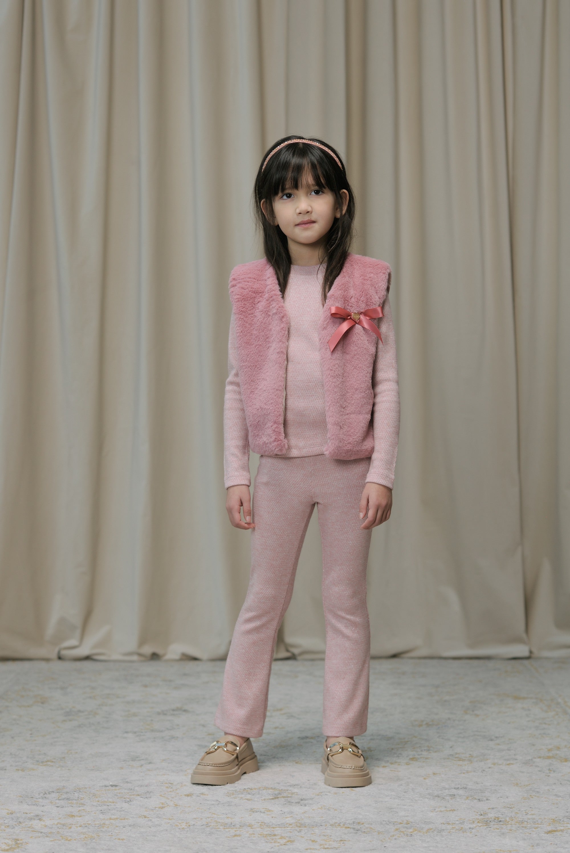 Le Chic♥ Eloisa ♥ Furry Gilet *Roze*