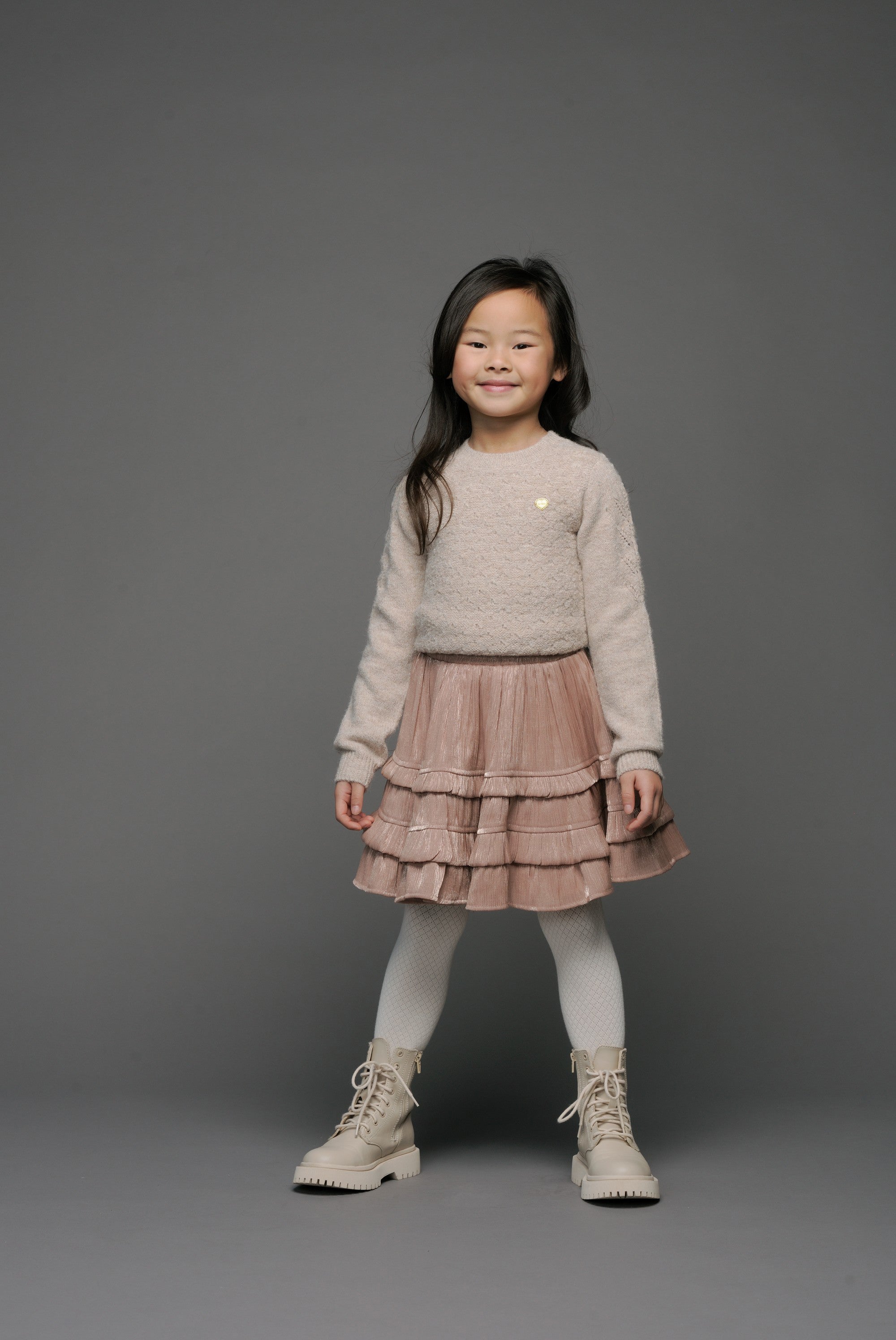 Le Chic♥ Thamsin ♥ Rok Met Ruches *Koper*