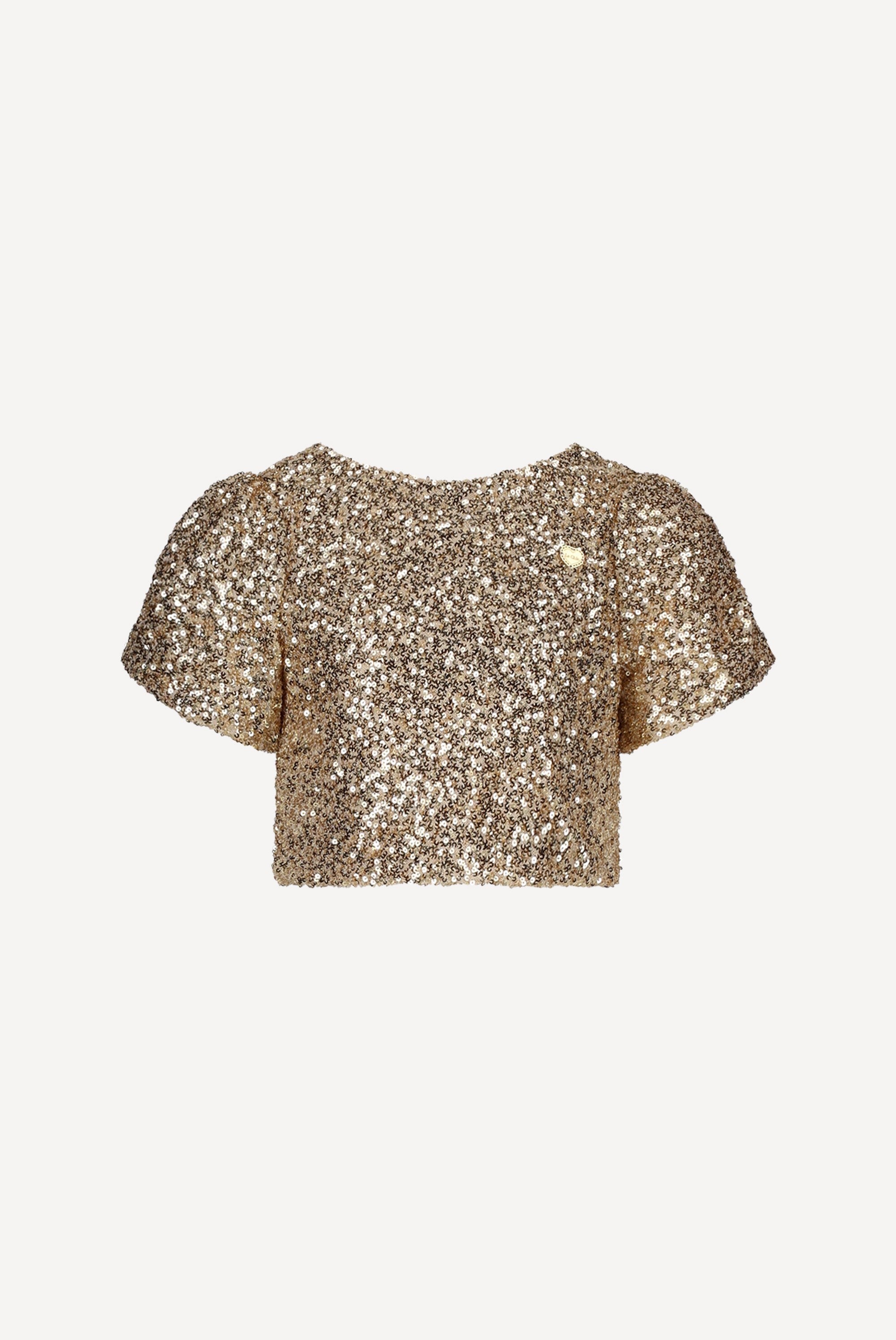 Le Chic ELSTREE crop top. Golden Glow