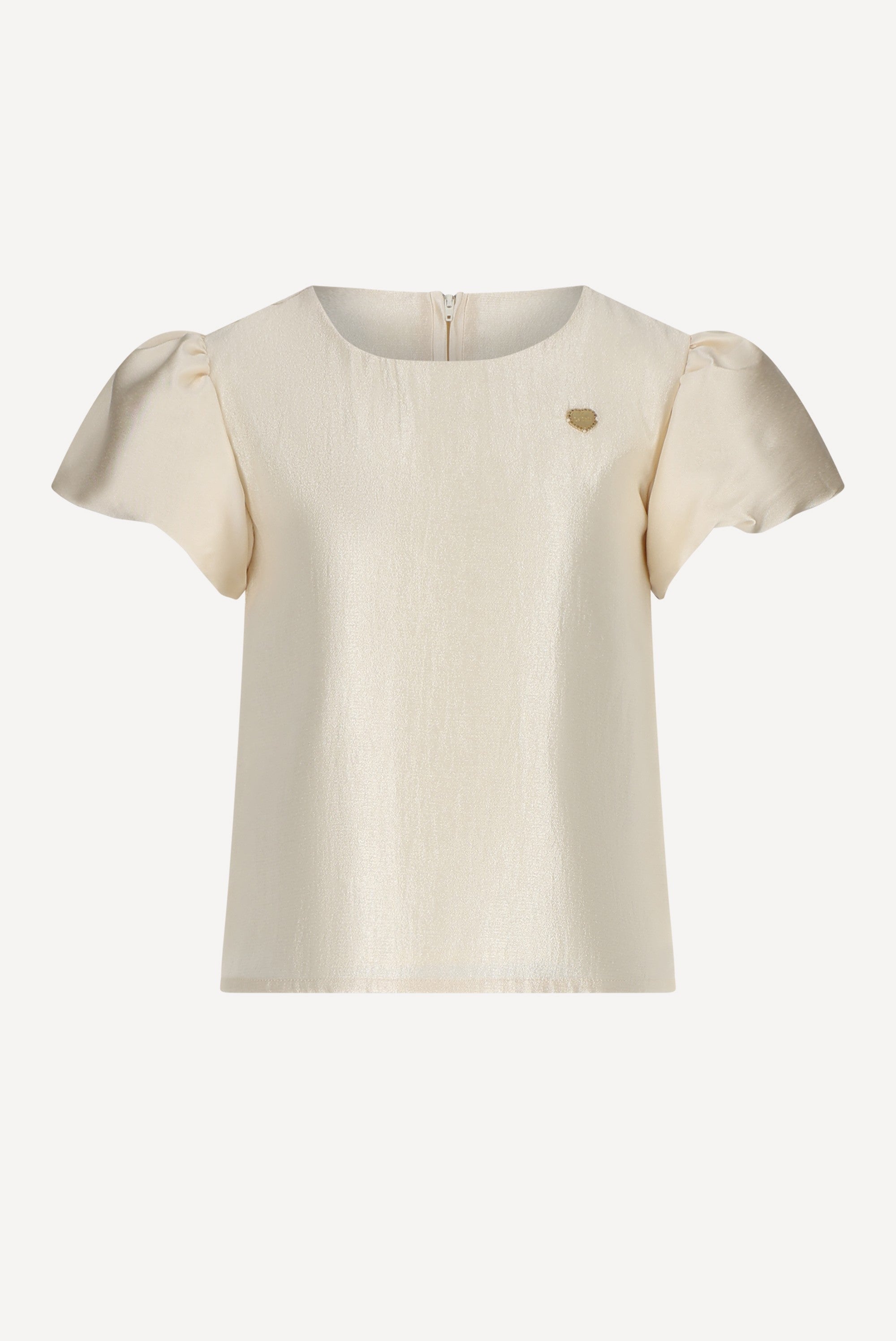 Le Chic ECHIN pofmouw A-lijn top. Meringue Mood