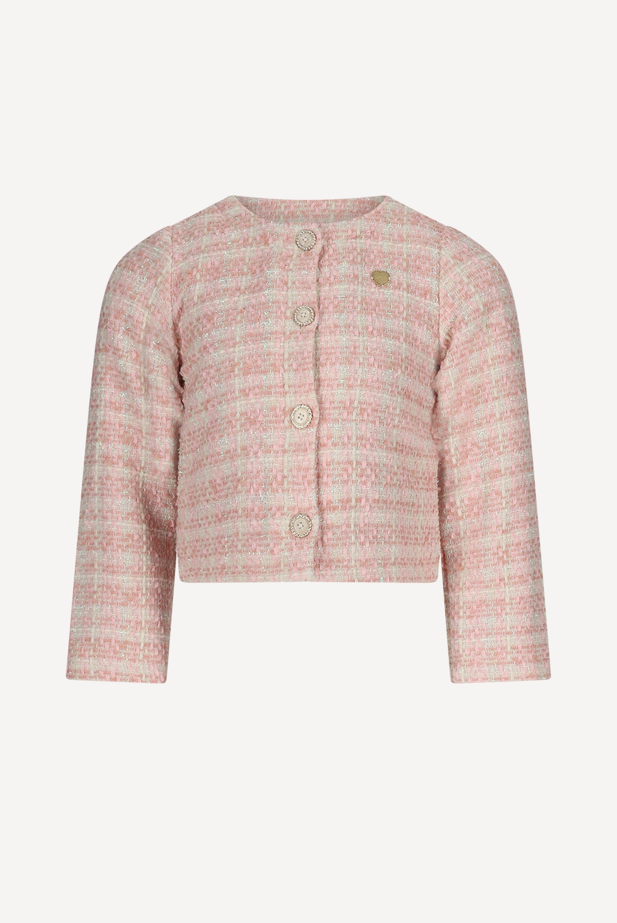 Le Chic AMSY tweed jasje. Pink Symphony