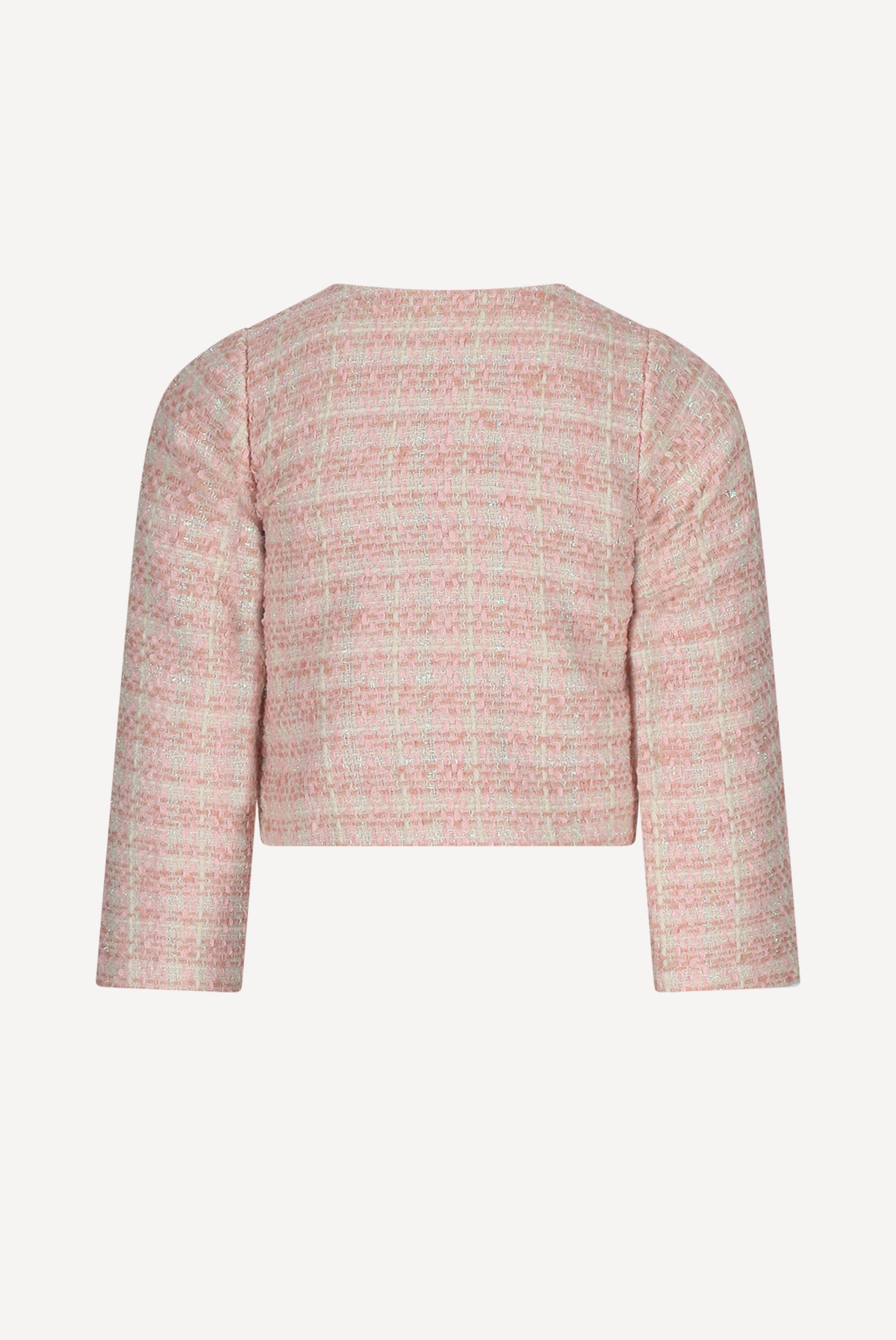 Le Chic AMSY tweed jasje. Pink Symphony