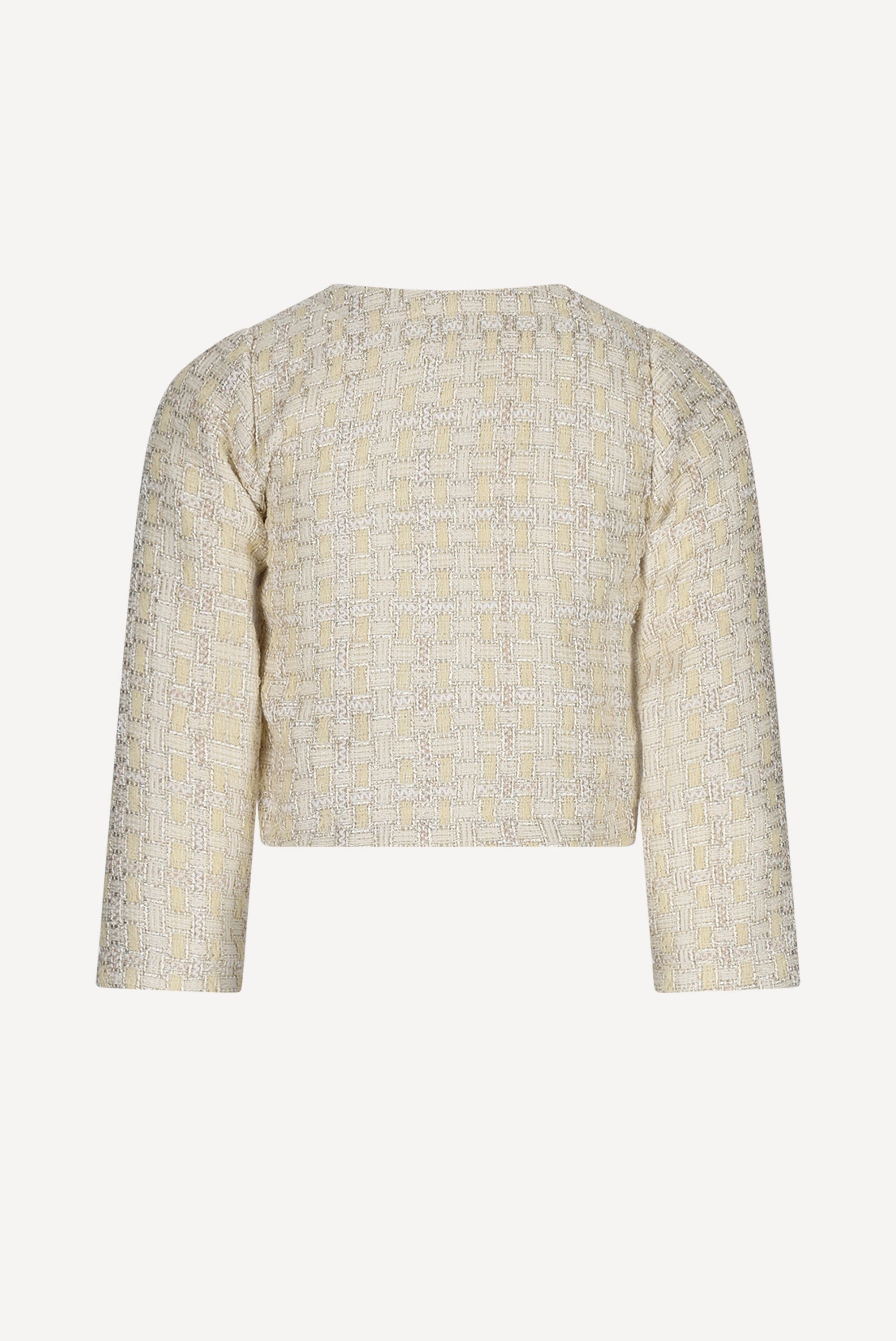 Le Chic AMSY tweed jasje. Golden Glow