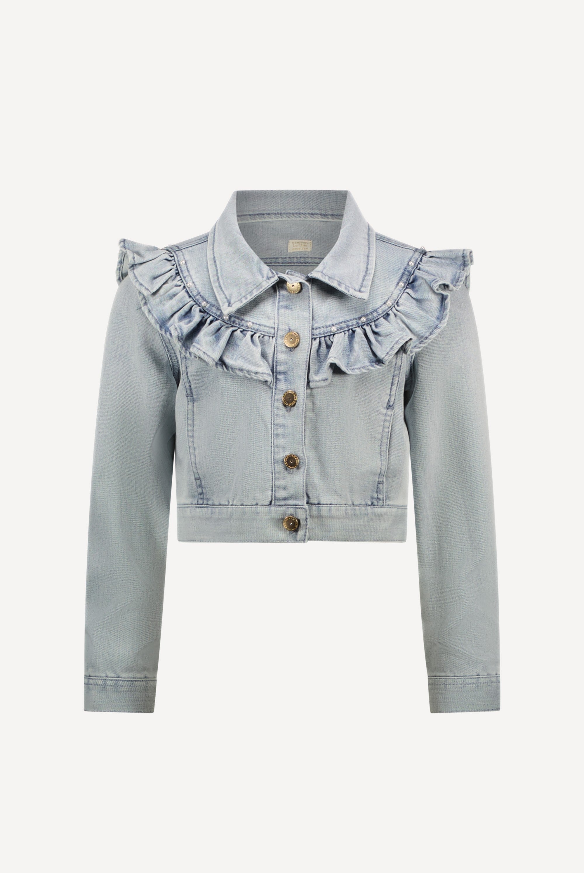 Le Chic ALYSUM spijkerjas. Classic Light Denim
