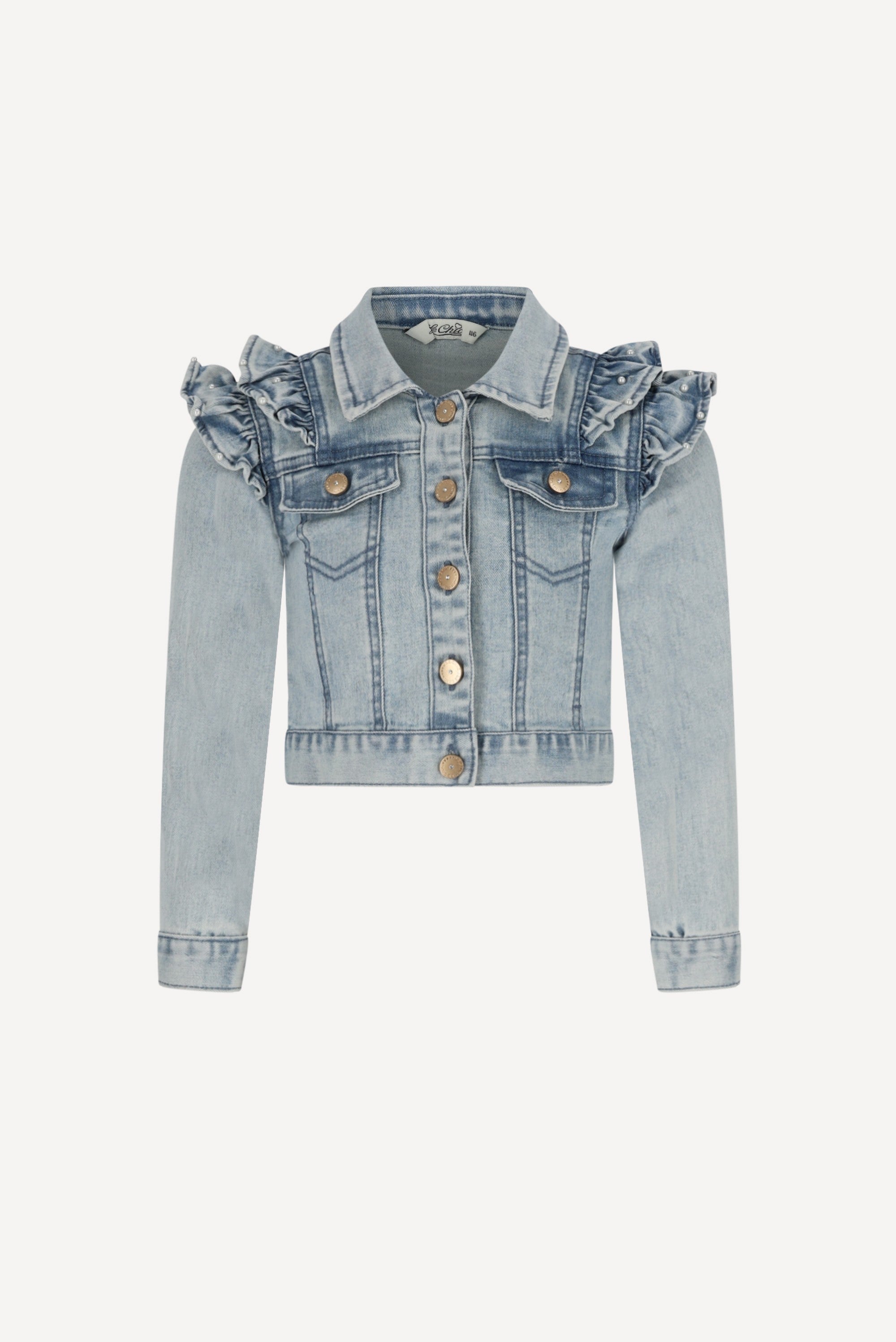 Le Chic ALLY spijkerjas. Classic Light Denim