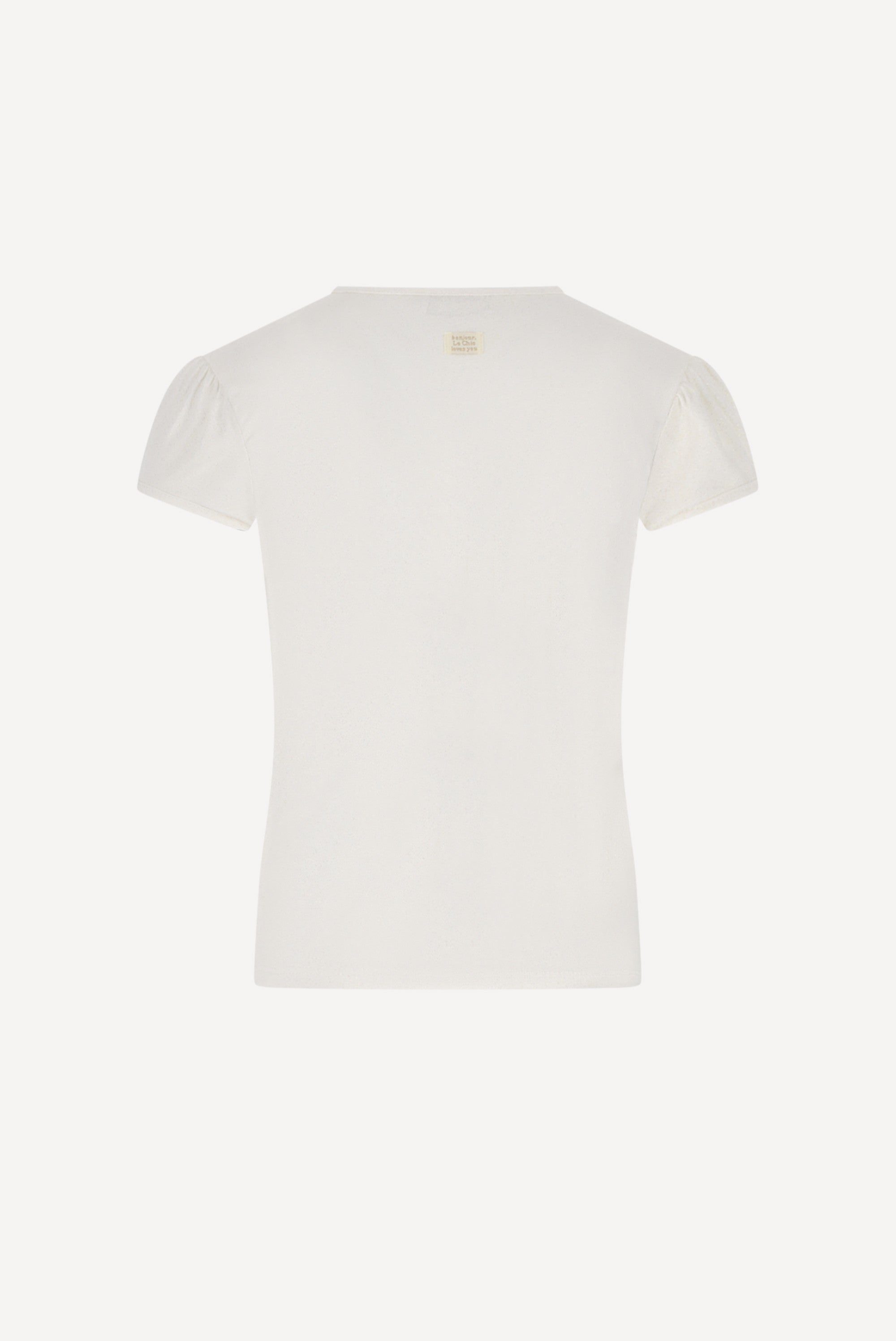 Le Chic NOLLY glans T-shirt. Golden Glow