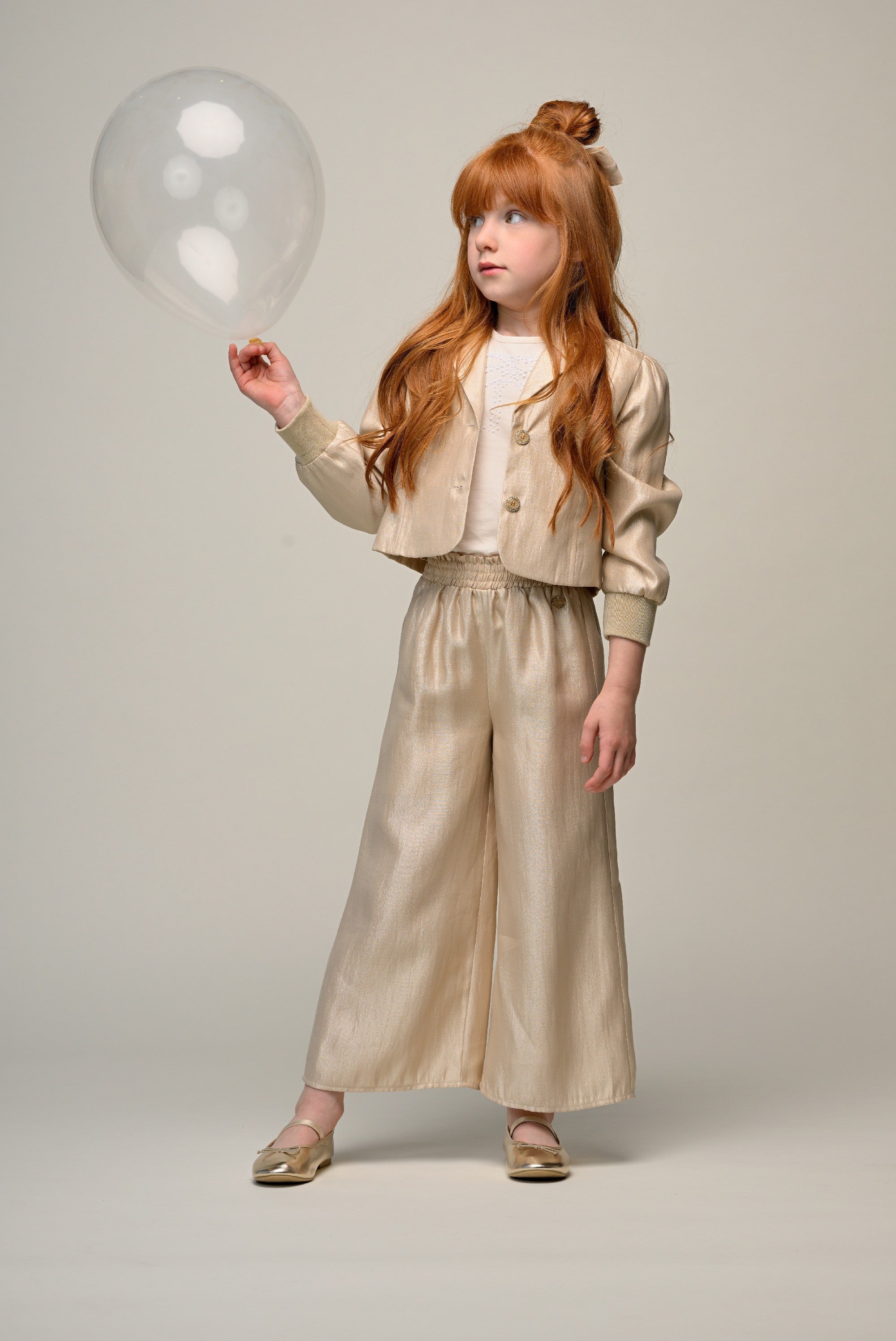 Le Chic DANSANT wide leg broek. Golden Glow