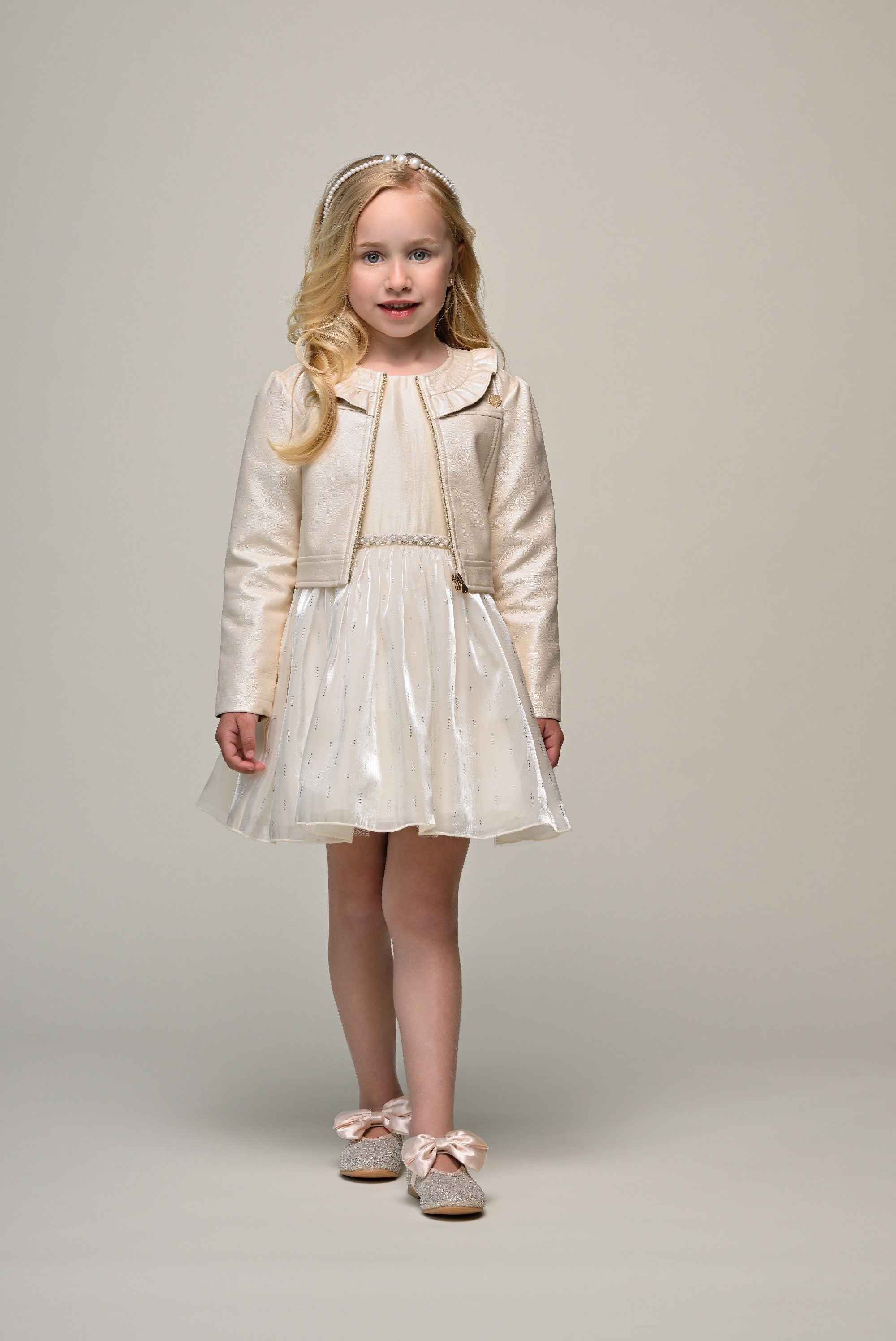 Le Chic SOPEARL feest jurk. Meringue Mood