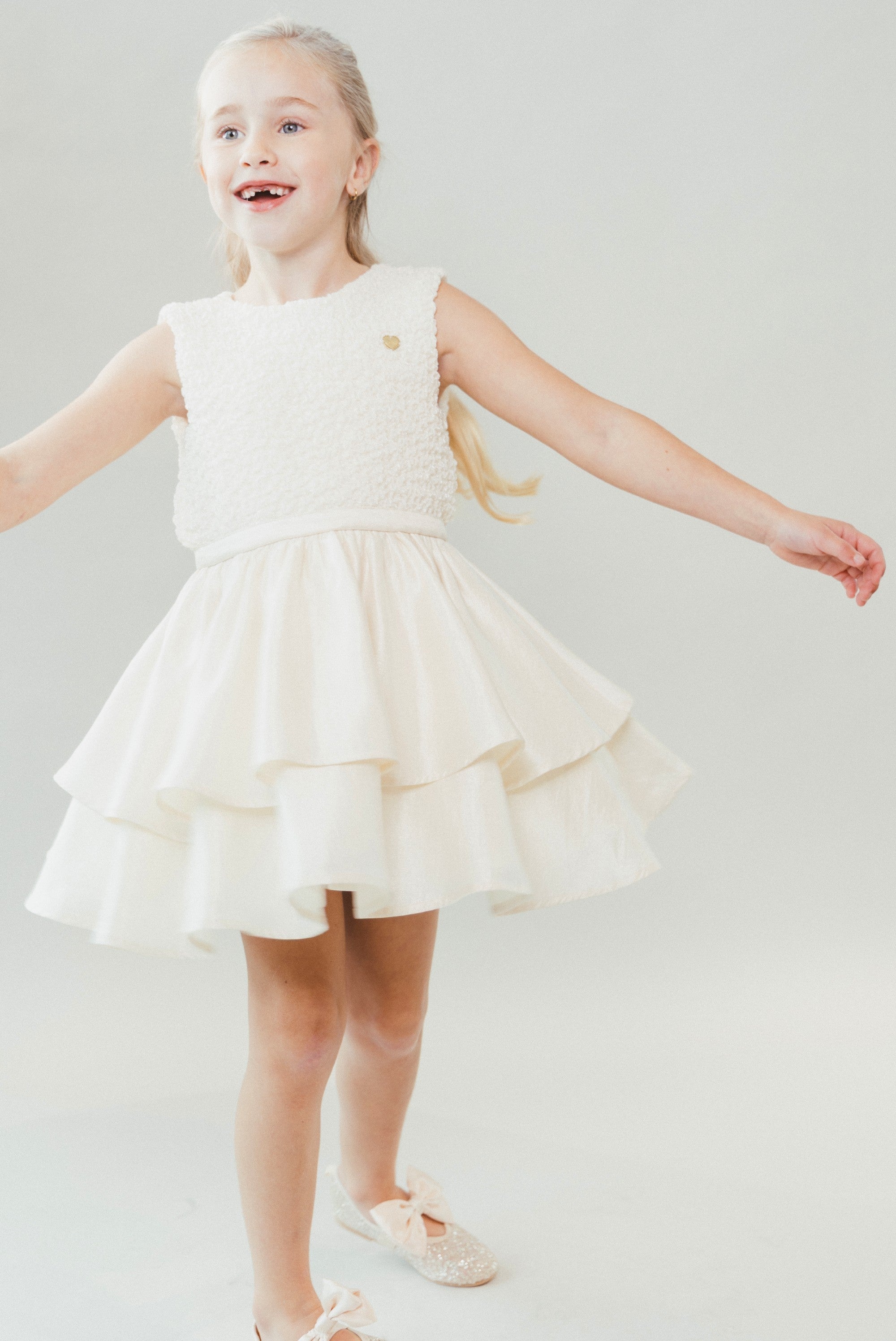 Le Chic SHINY feest jurk. Pearl