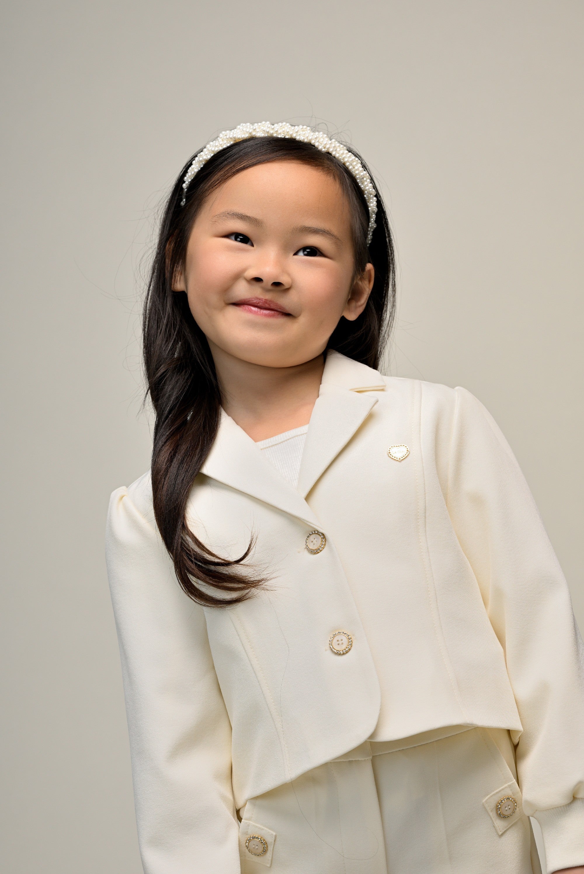 Le Chic ROYAL-D diadeem. Pearl