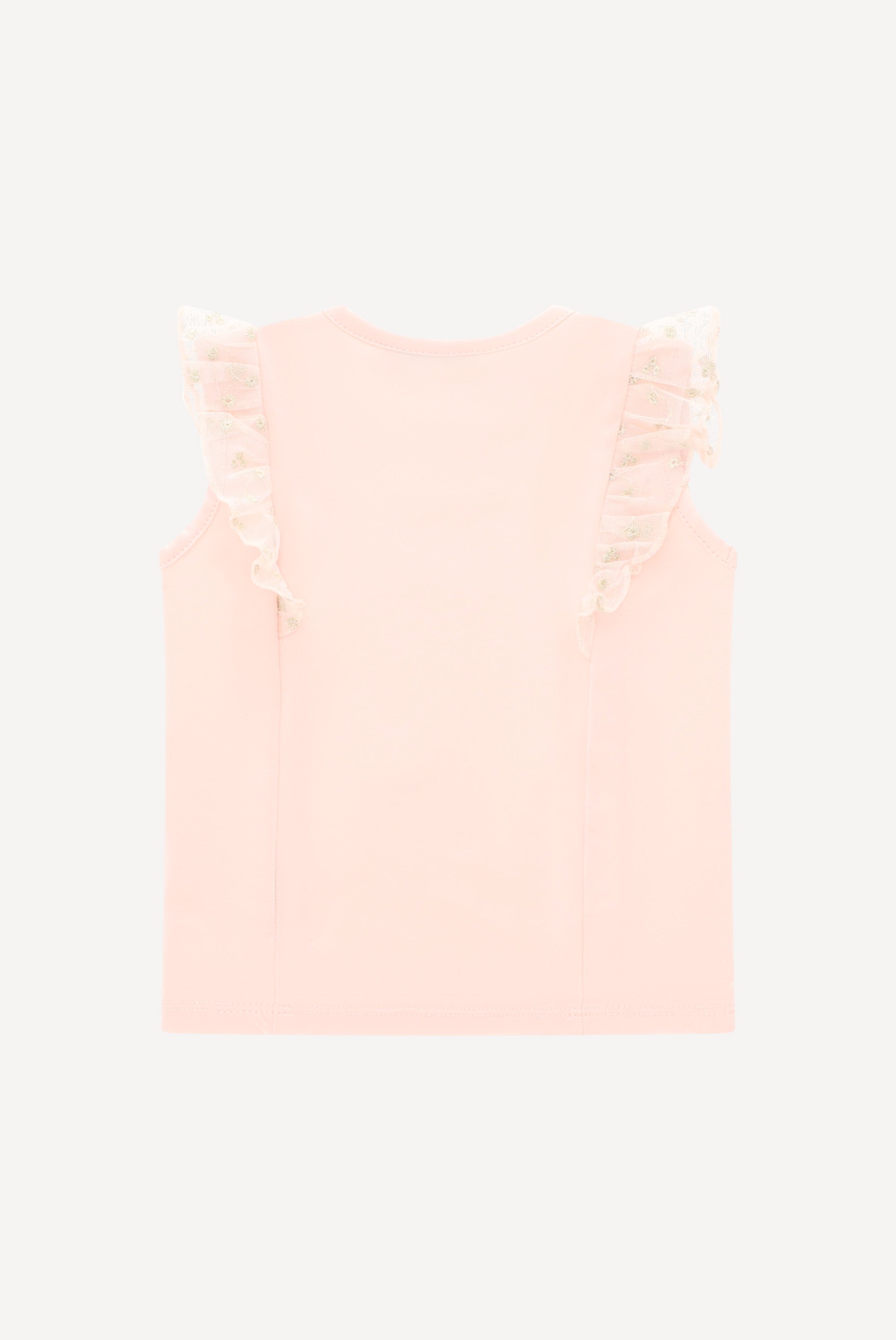 Le Chic NOPPYA mouwloos T-shirt. Pink Symphony