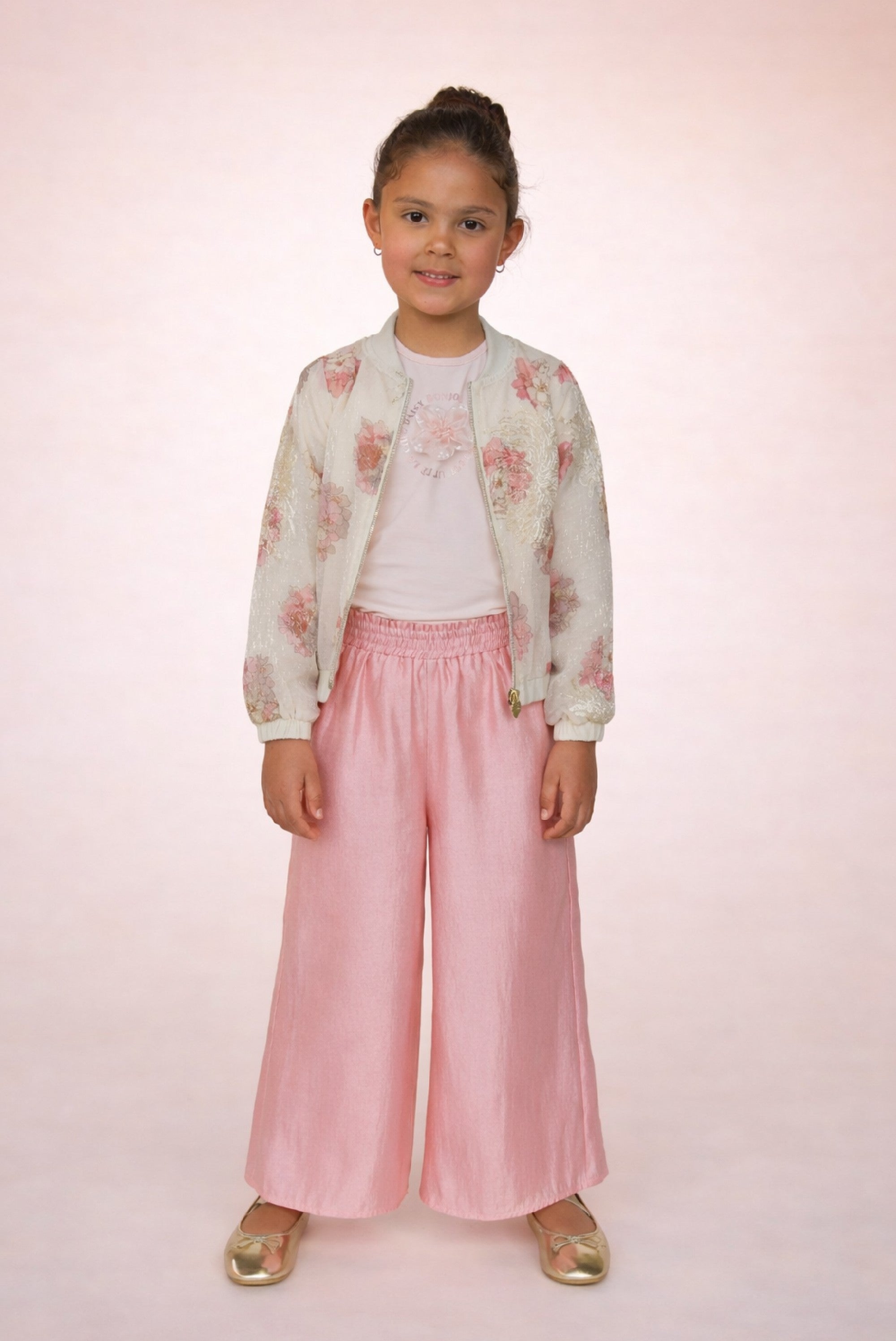 Le Chic DANSANT wide leg broek. Flamingo Festival