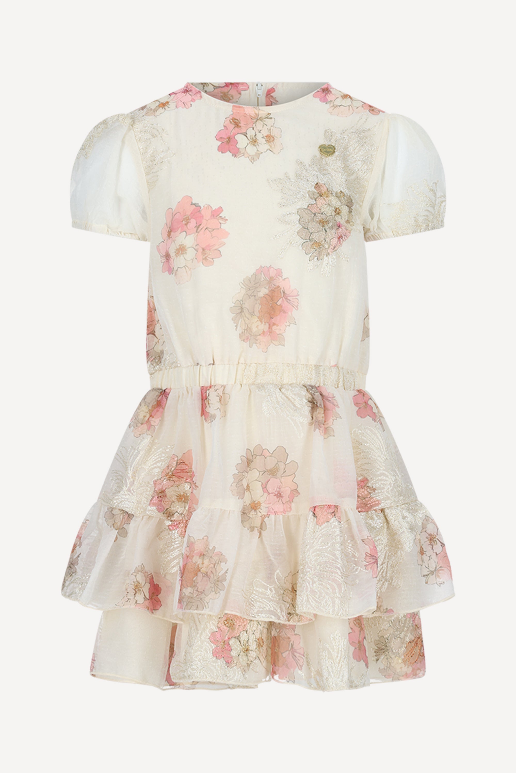 Le Chic SALSMA zomerjurk. Off White Bouquet