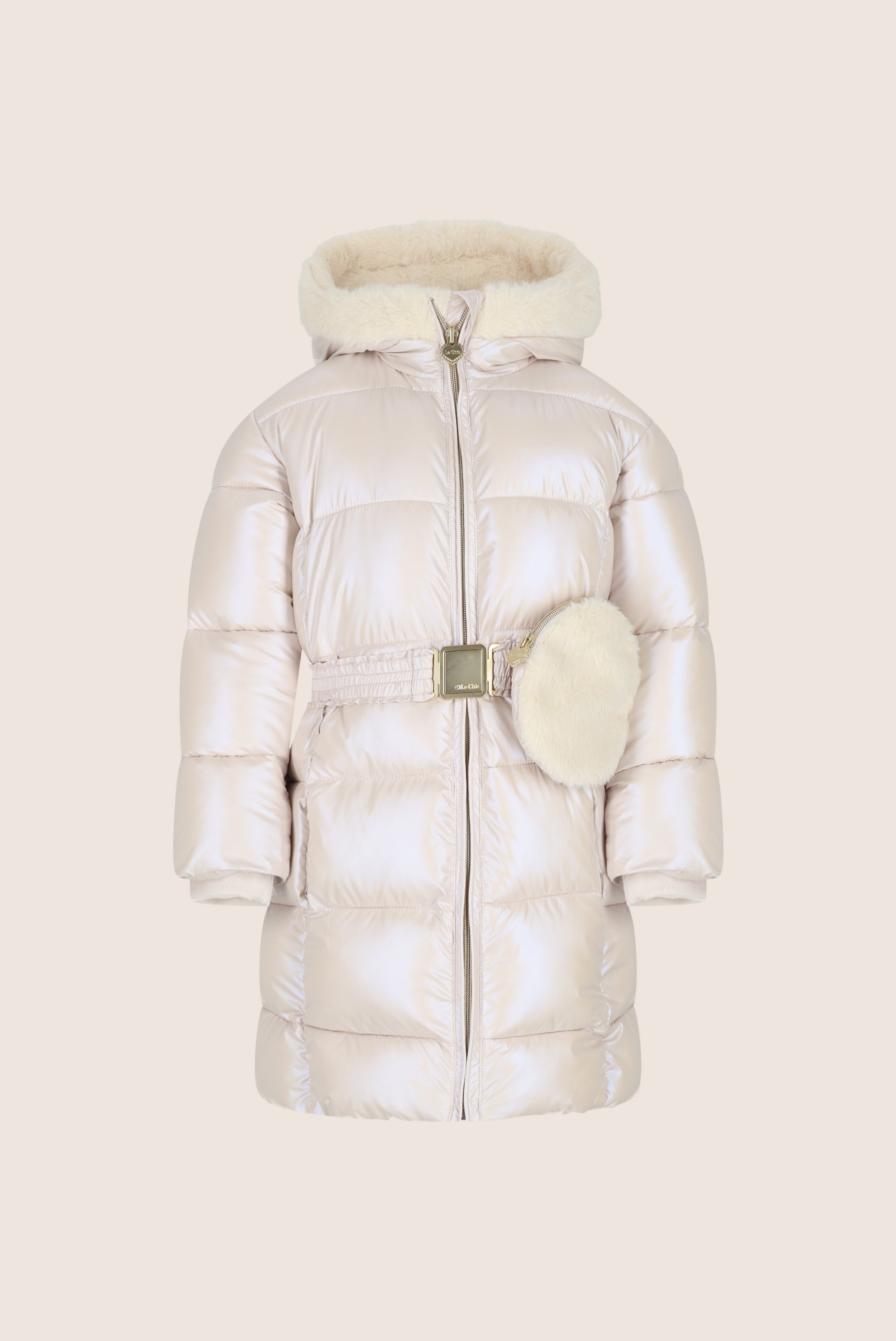 Le Chic BODHI winterjas met tasje - Silver Shadow