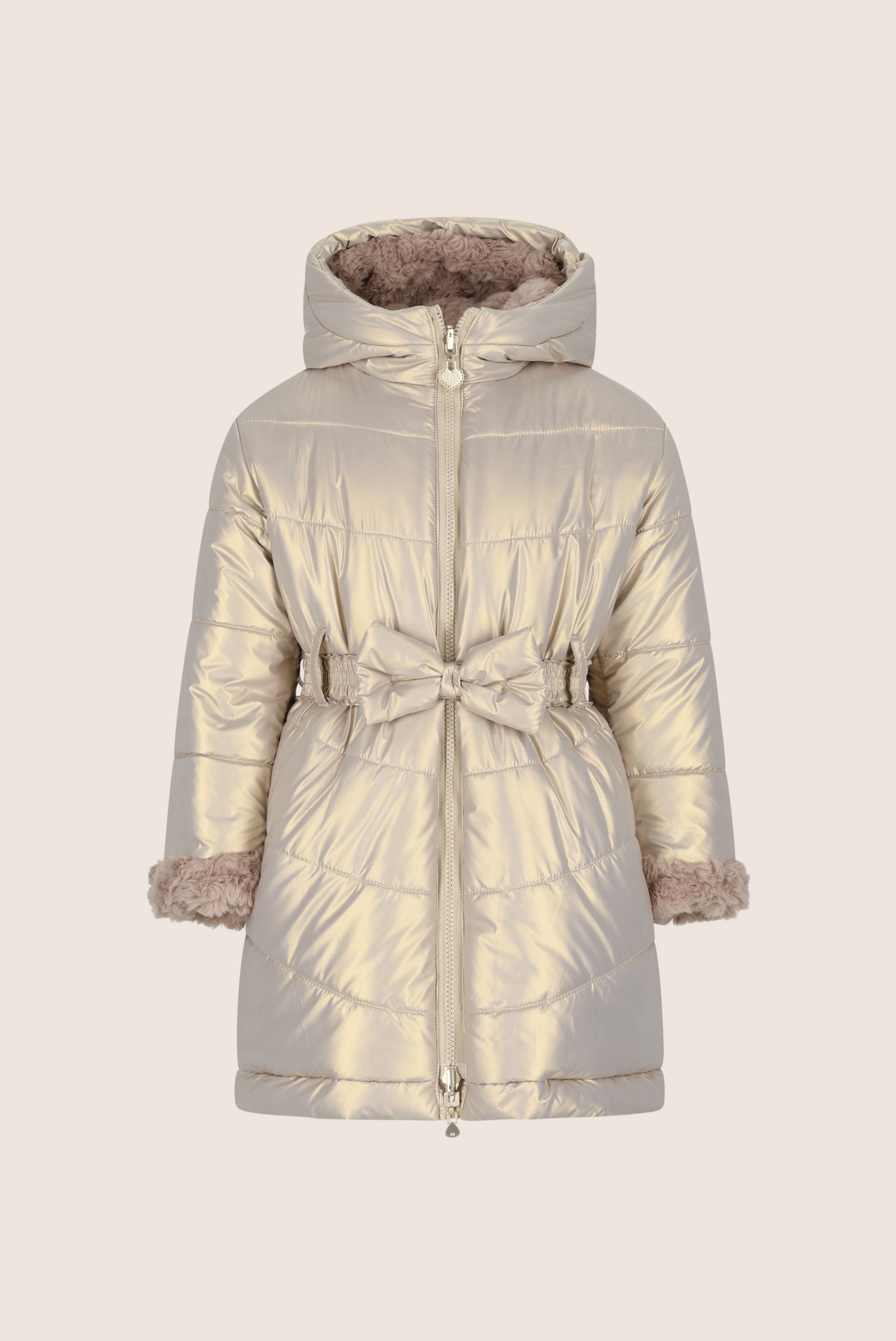 Le Chic BALANCE reversible lange jas - Hearts of Gold